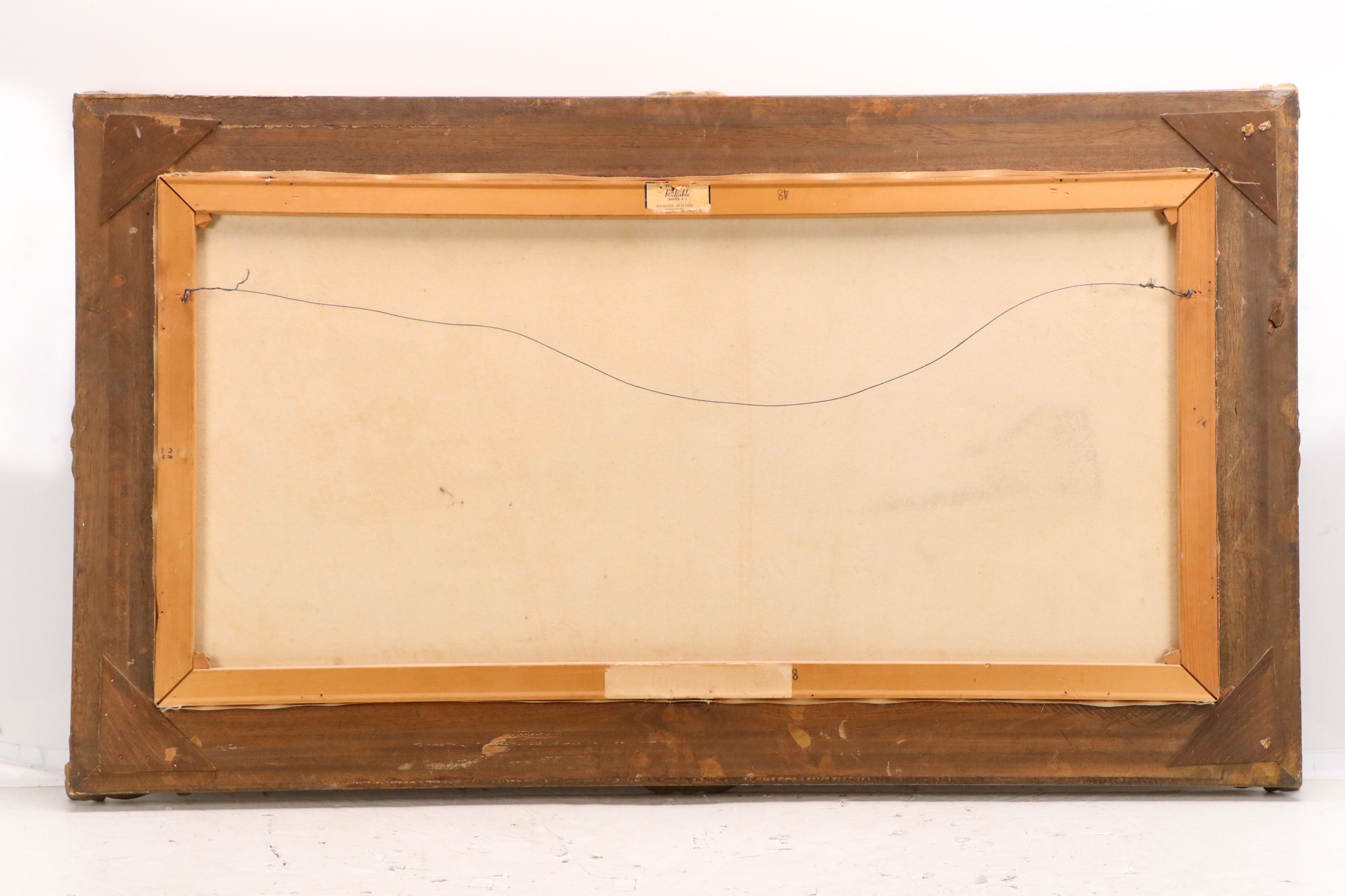 In the Manner of Giuseppe Solenghi Oil Landscape, Early to Mid-20th C.