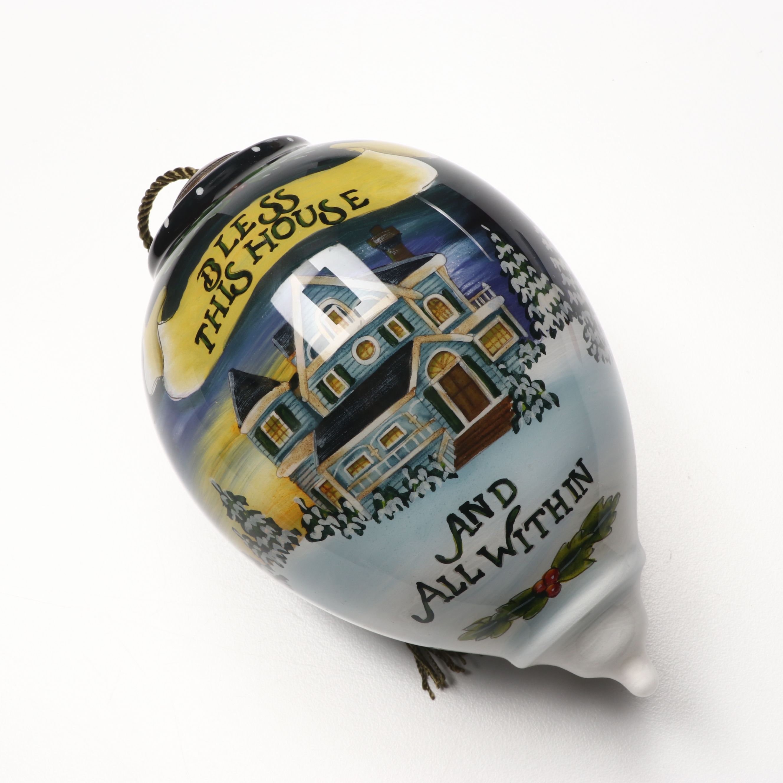 Ne'Qwa Art Glass Christmas Tree Ornaments