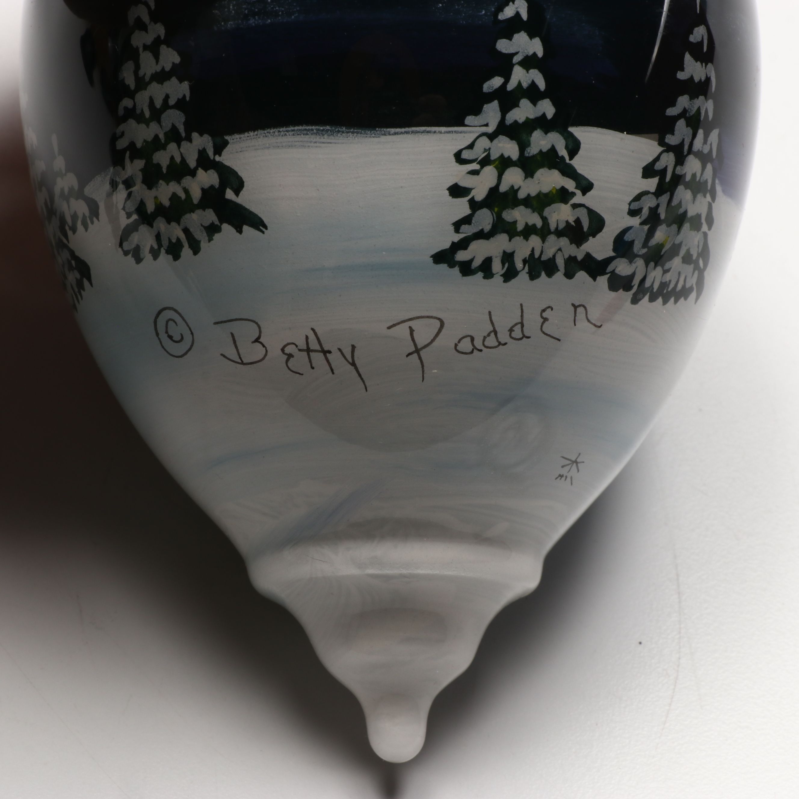 Ne'Qwa Art Glass Christmas Tree Ornaments