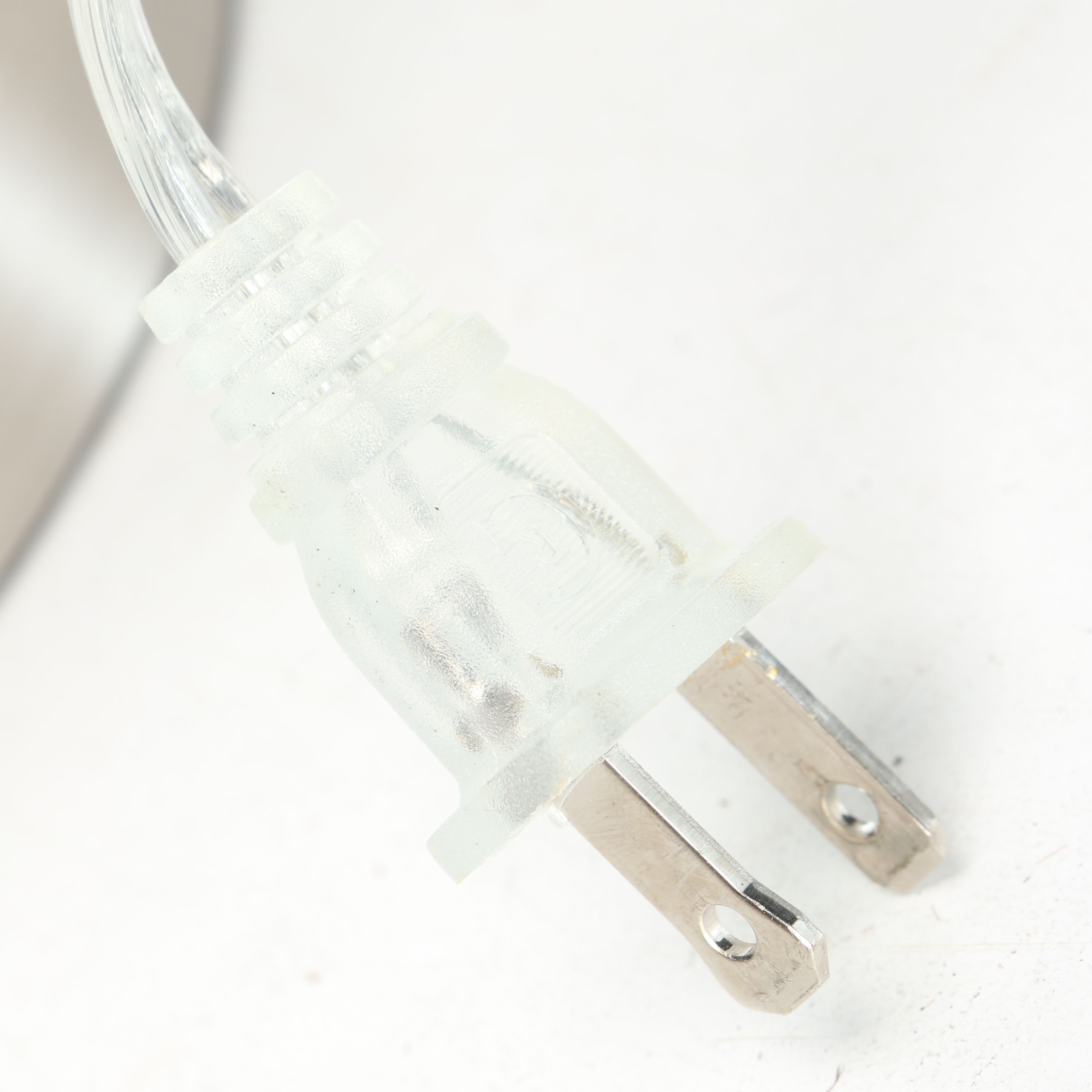 White Geometric Ceramic Table Lamps with Black Cotton Shades