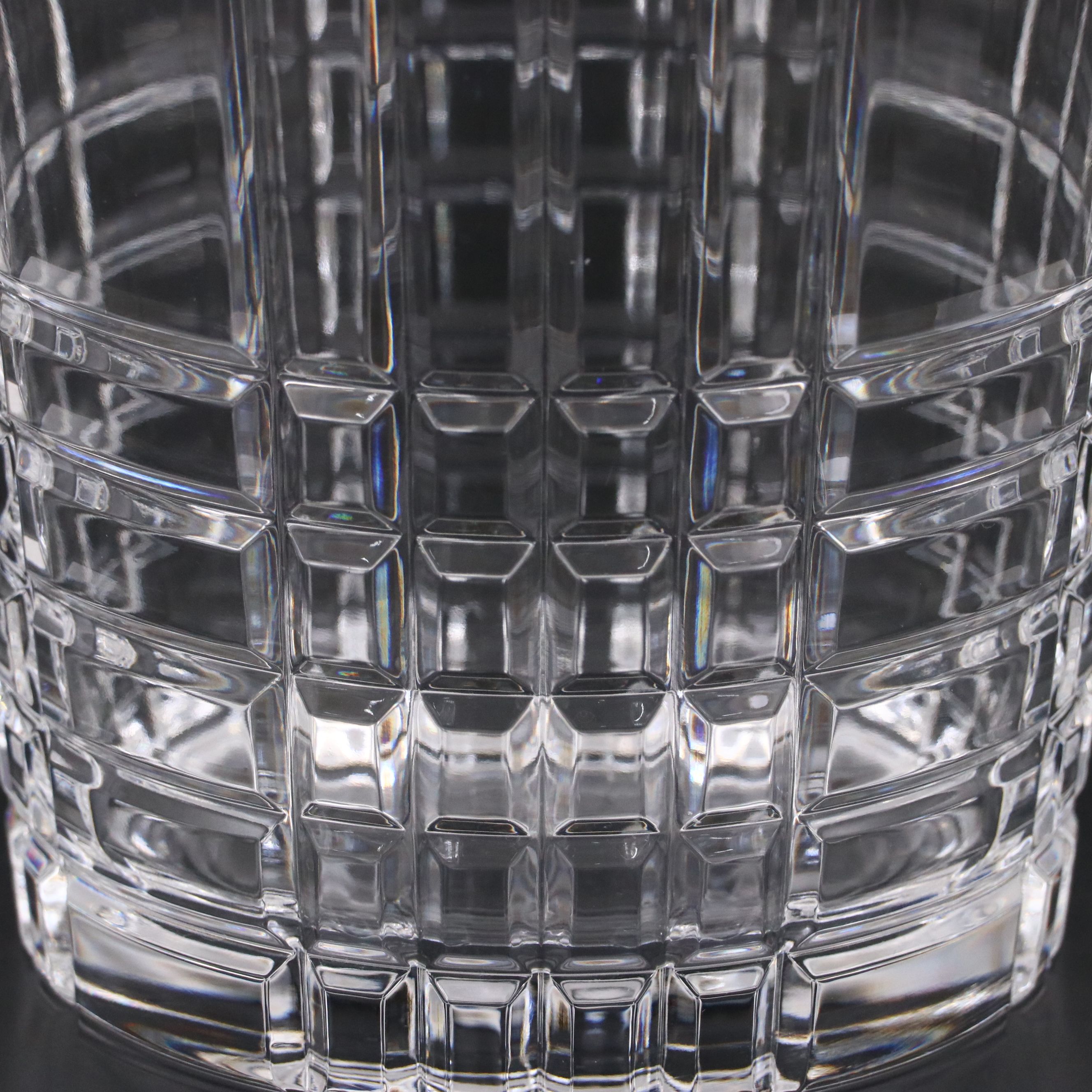 Tiffany & Co. "Plaid" Crystal Ice Bucket