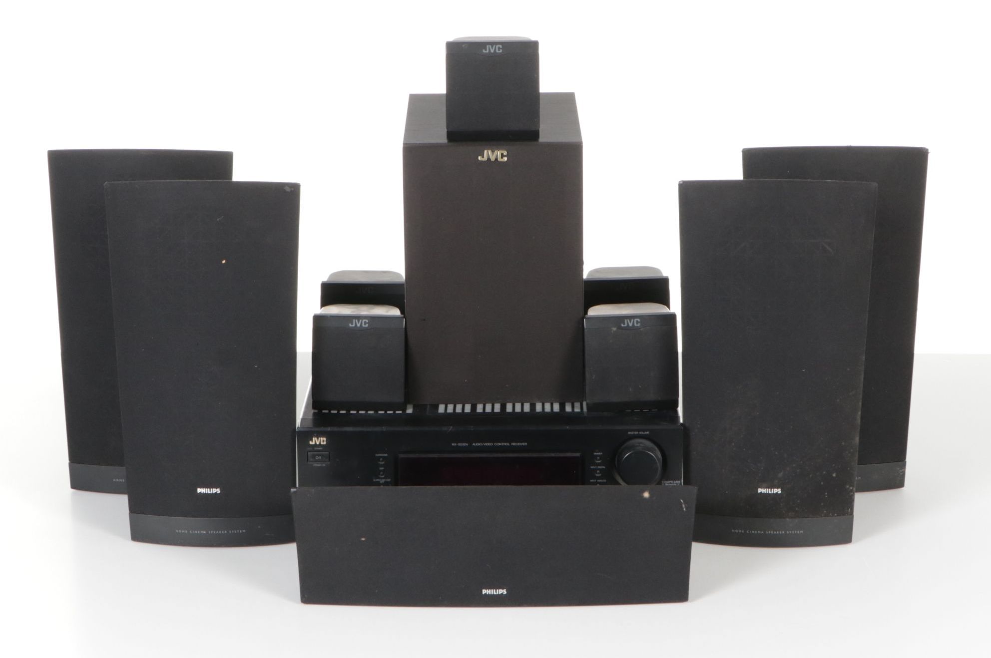 JVC Home Cinema AV Receiver with Philips Speakers and More