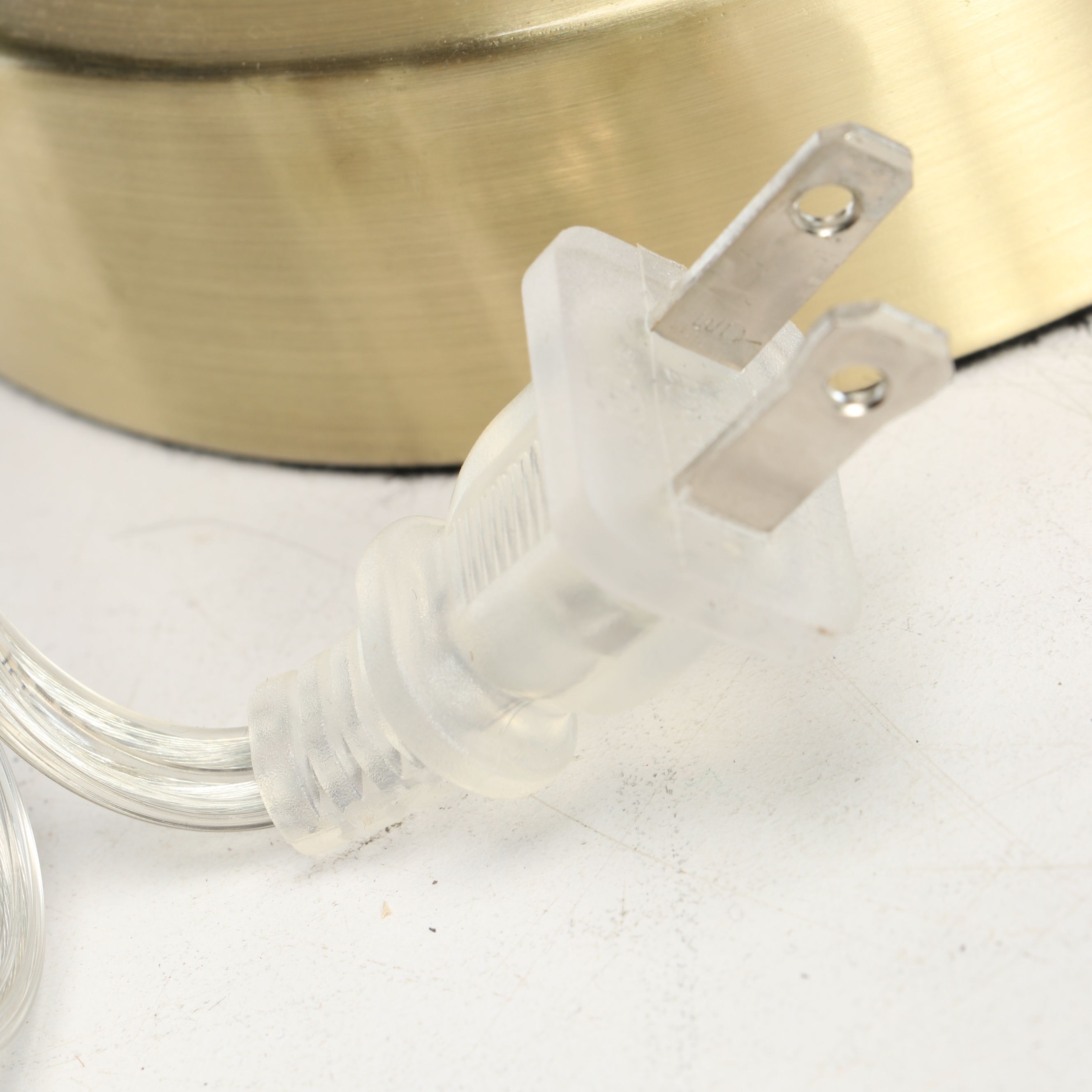 White Geometric Ceramic Table Lamps