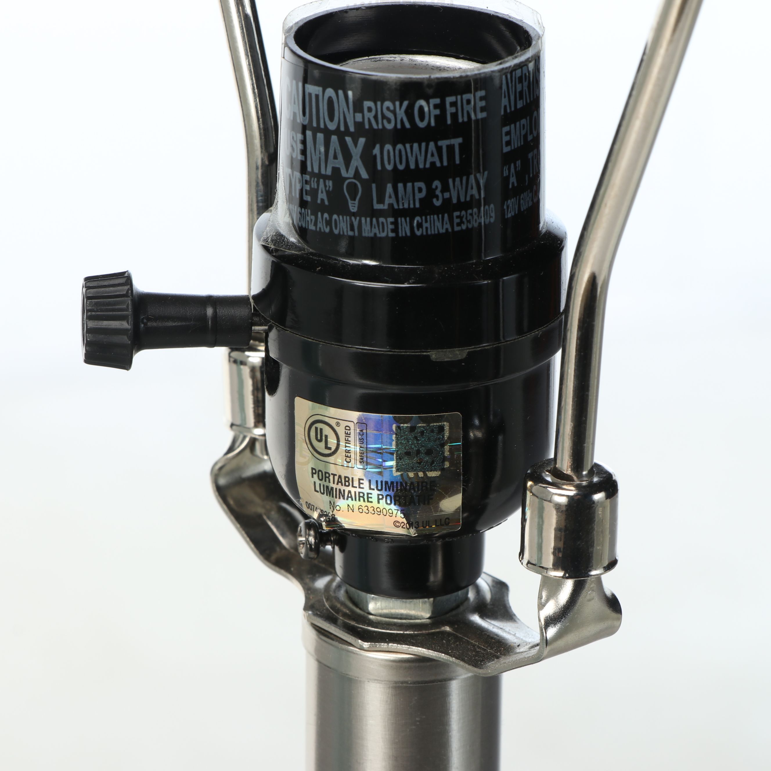 Aqua Seed Glass Vessel Table Lamps with Cotton Drum Shades