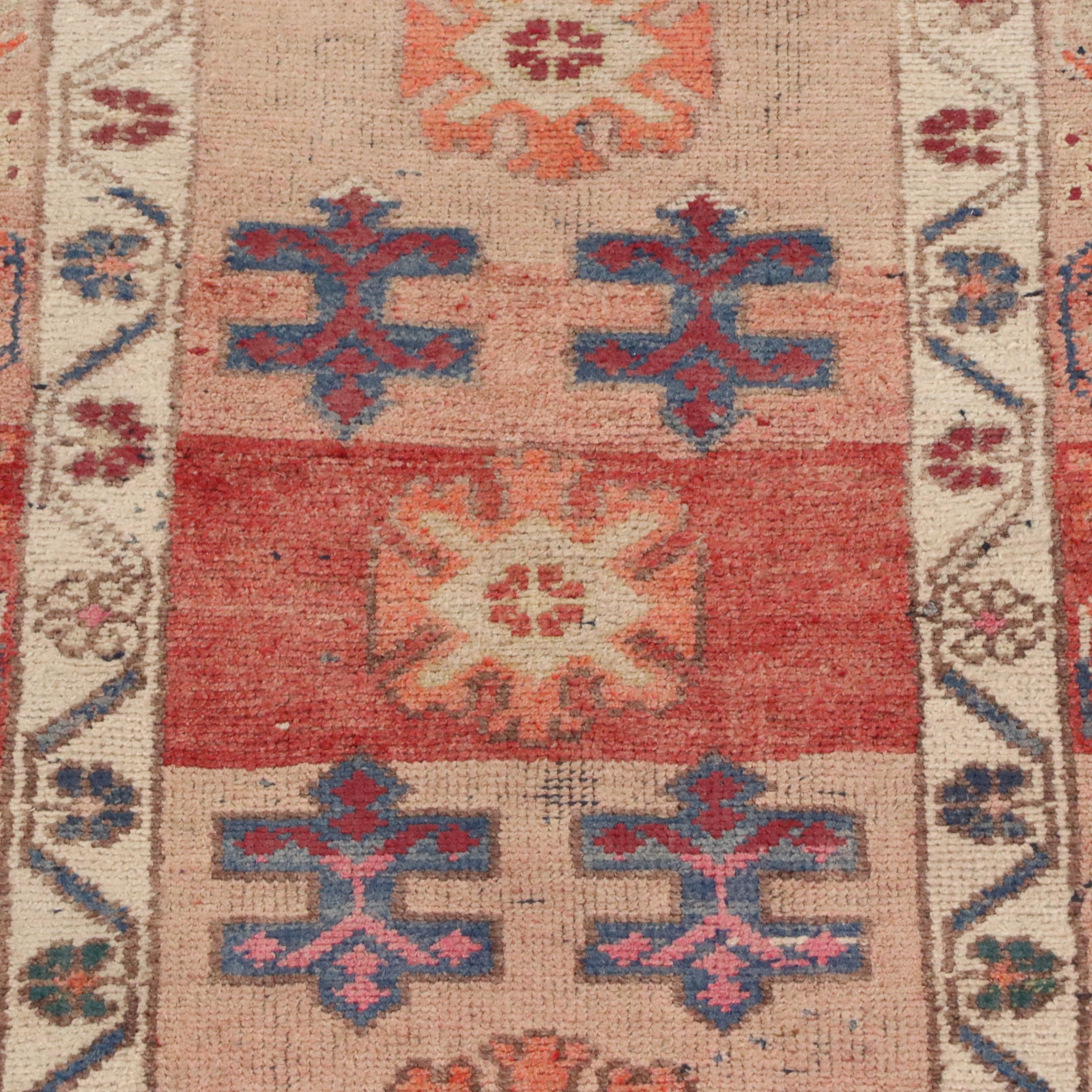 2'8 x 11'5 Hand-Knotted Turkish Anatolian Oushak Carpet Runner
