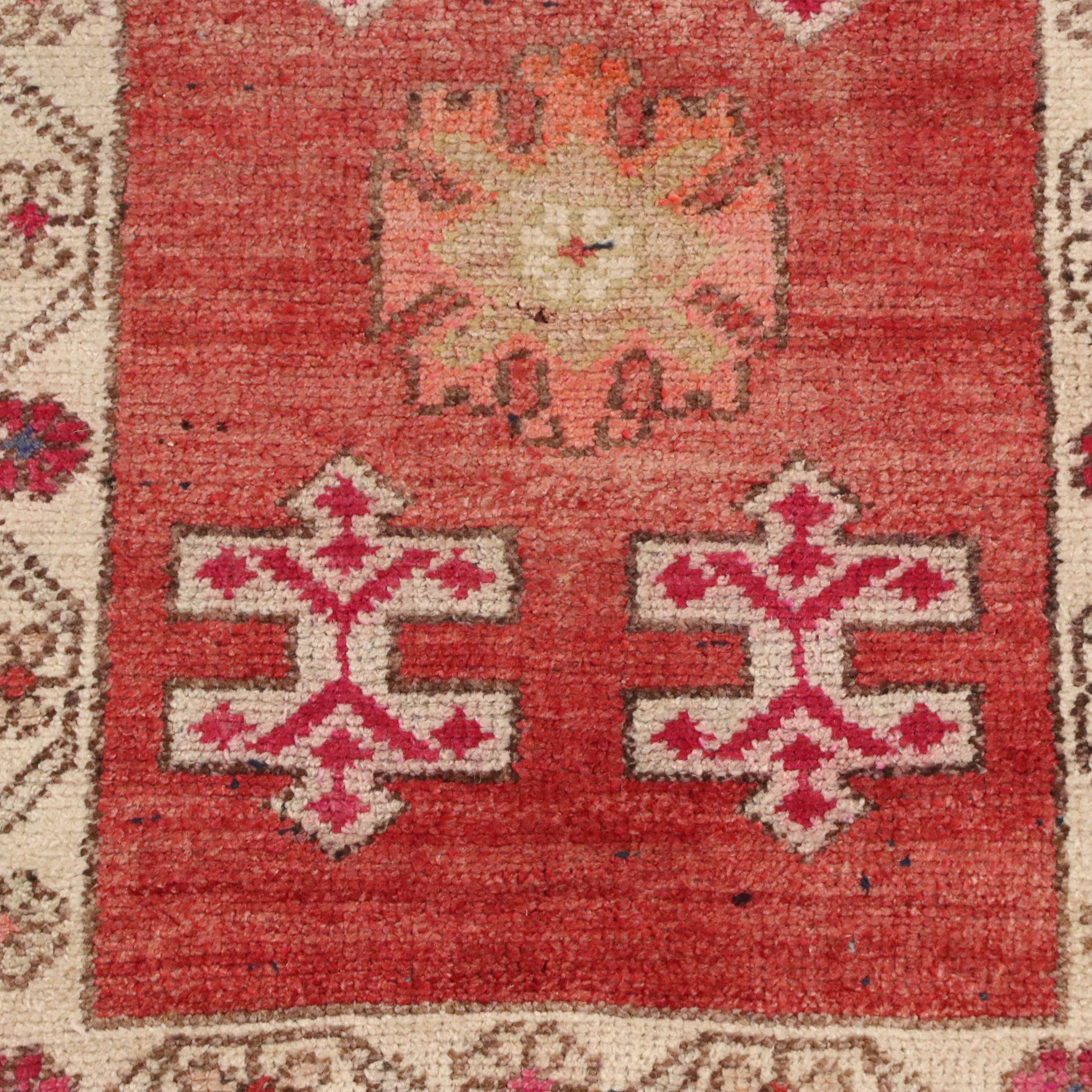 2'8 x 11'5 Hand-Knotted Turkish Anatolian Oushak Carpet Runner
