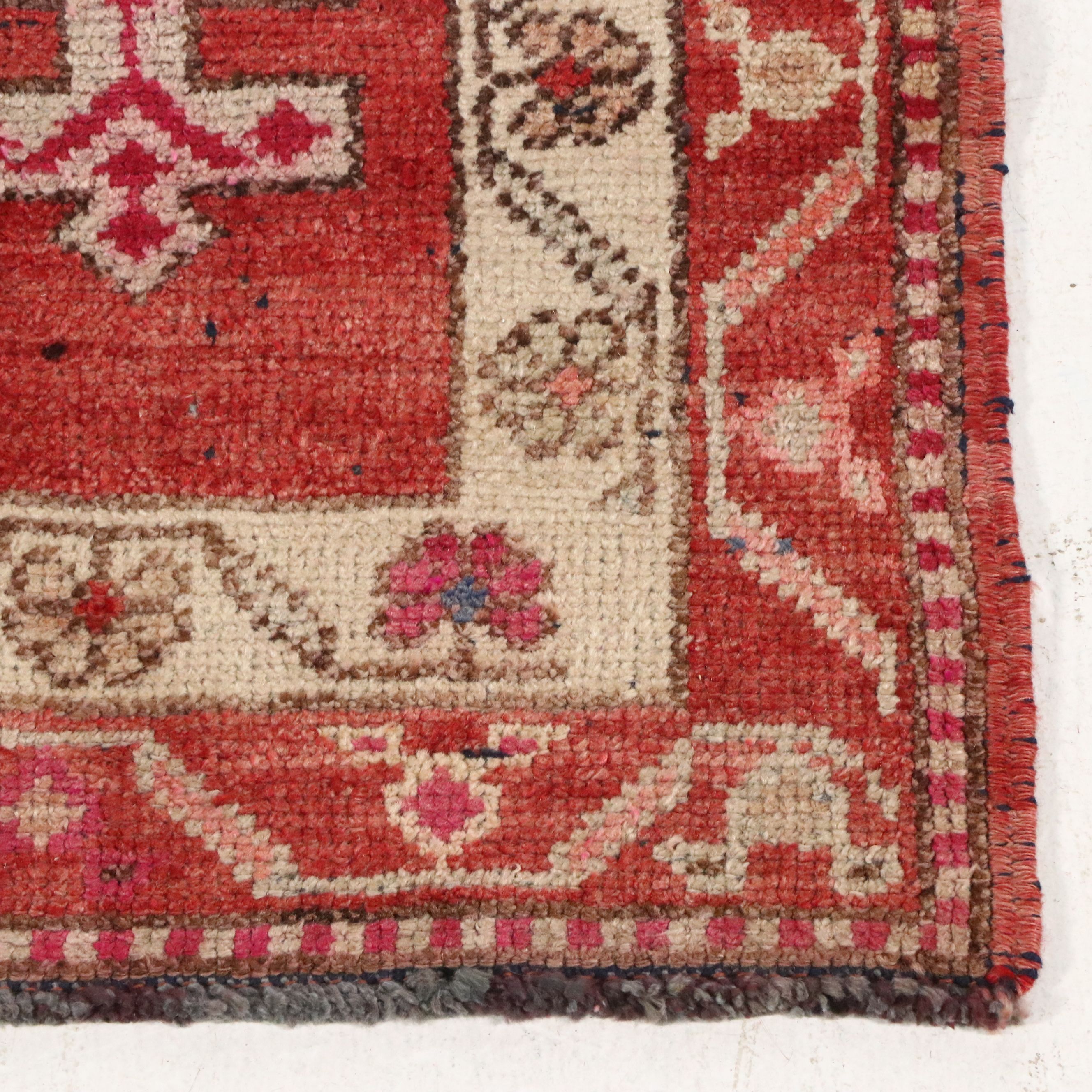 2'8 x 11'5 Hand-Knotted Turkish Anatolian Oushak Carpet Runner