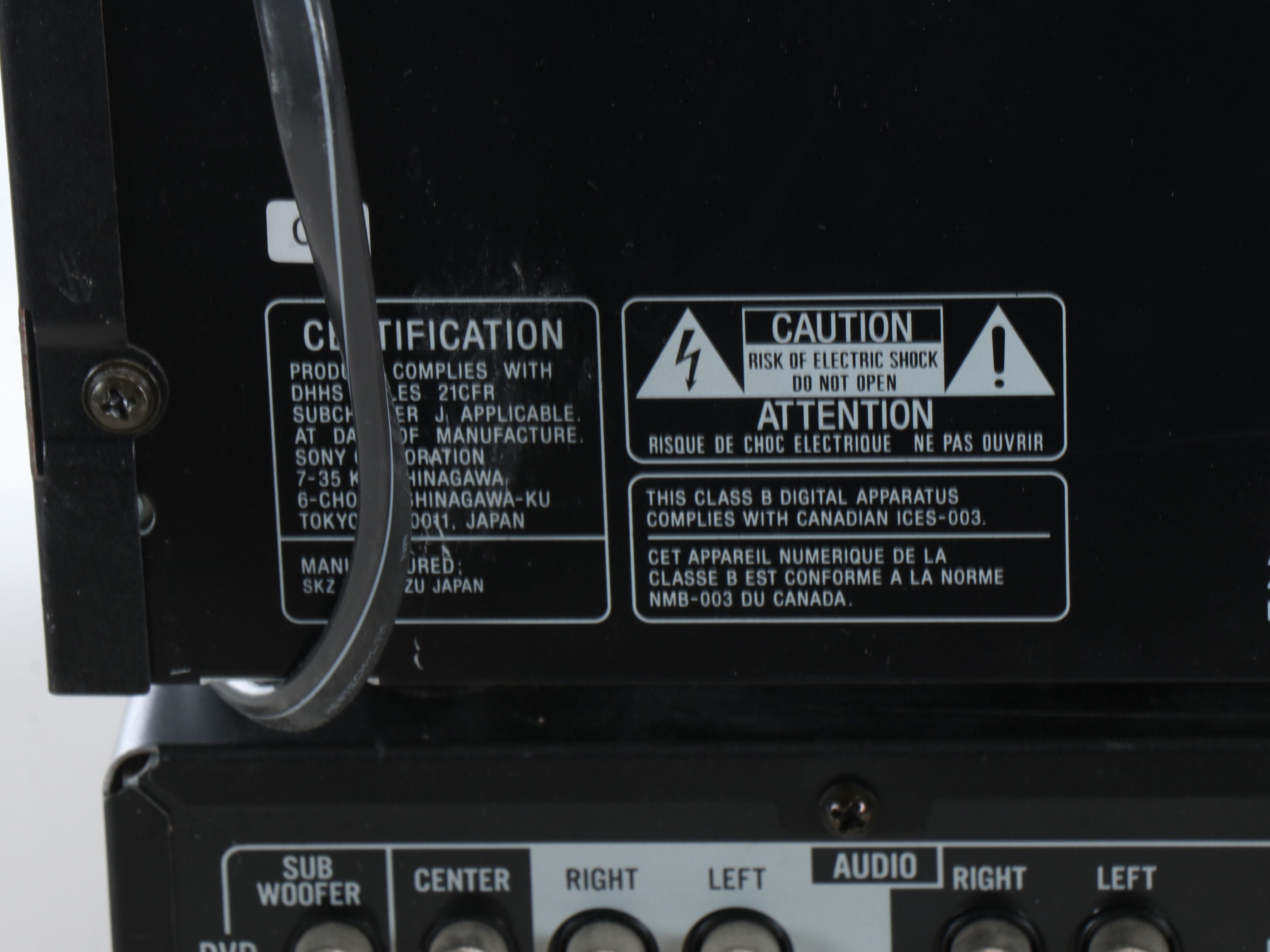 Sony DVD Player with JVC and Other Media Players