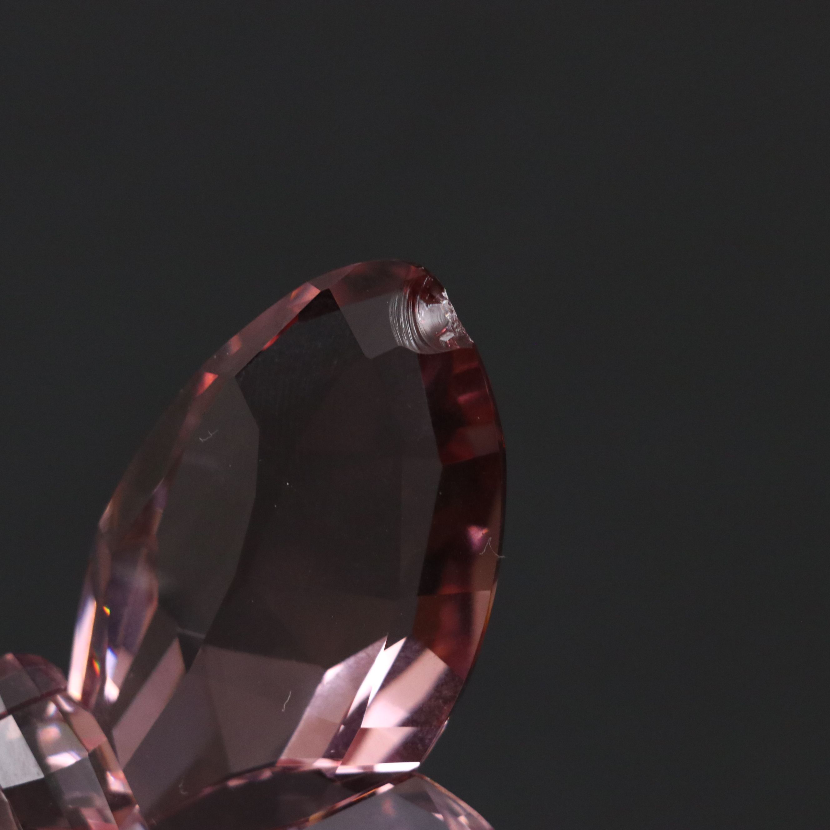 Swarovski Crystal "Water Lily" Candle Holder with Crystal Figurines