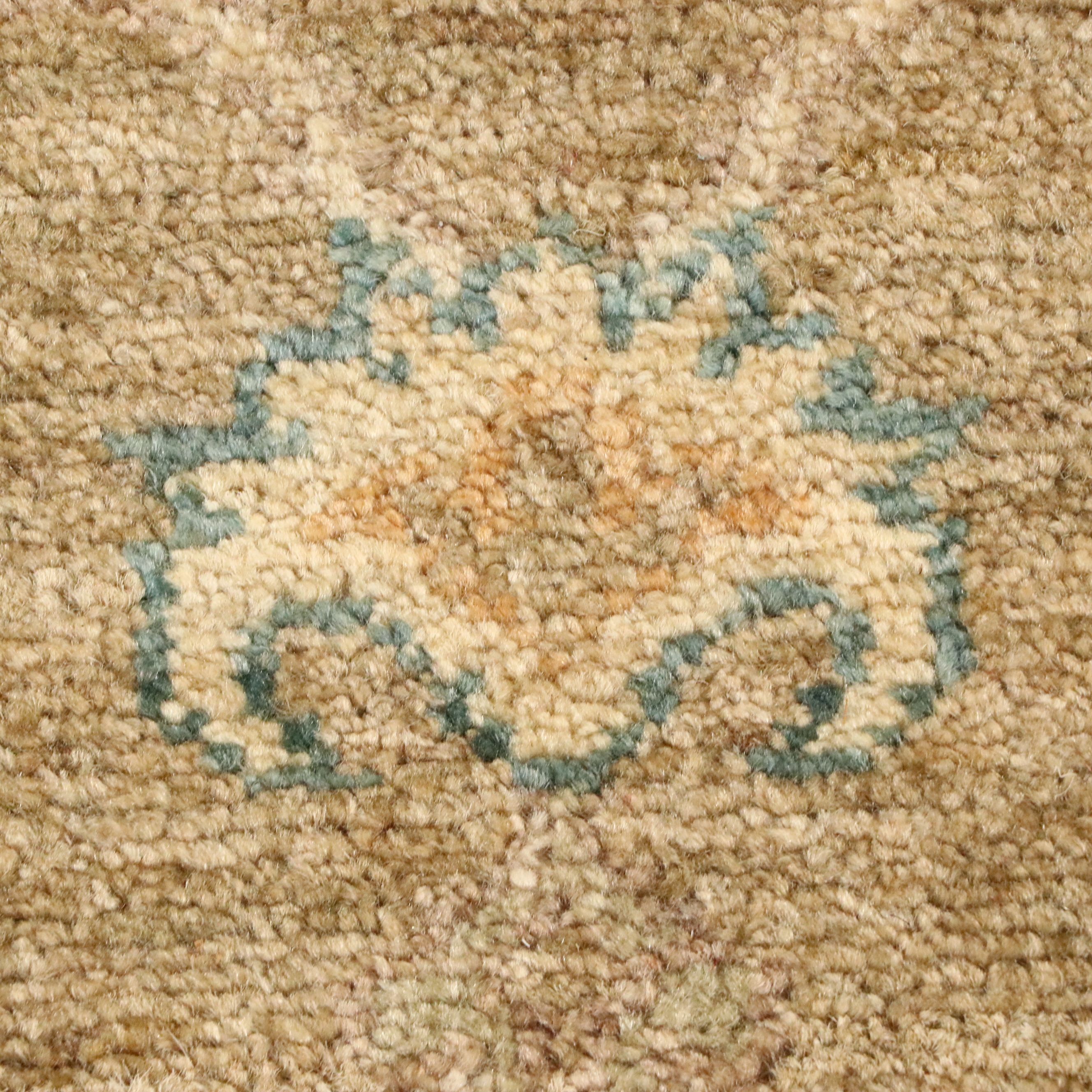 3' x 11'11 Hand-Knotted Turkish Oushak Carpet Runner