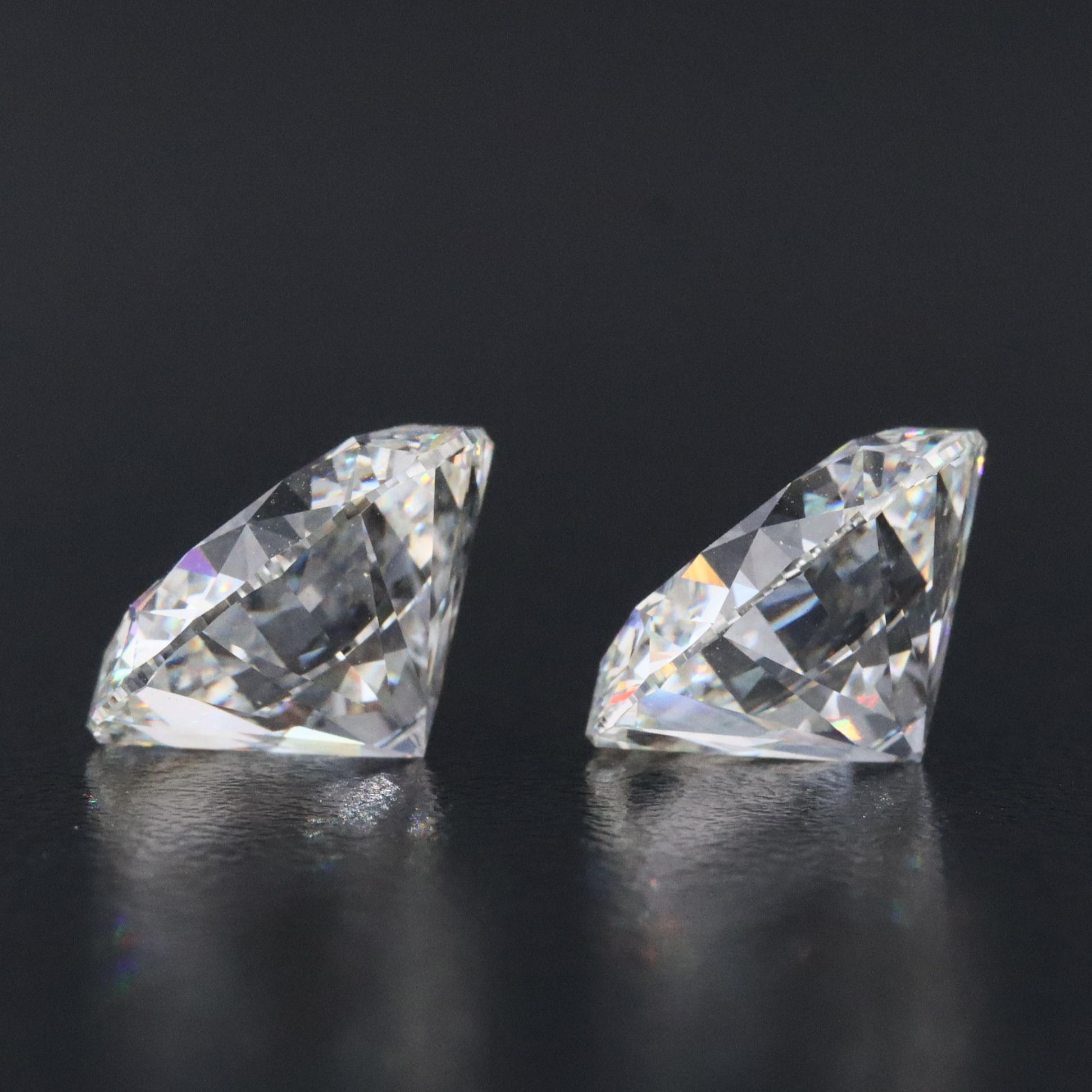 Loose 10.06 CTW Matched Pair Lab Grown Diamonds with IGI Reports