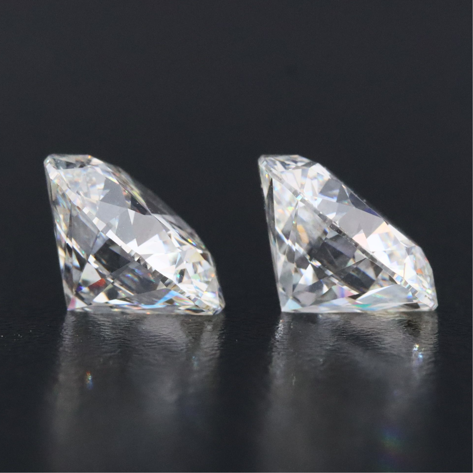Loose 10.06 CTW Matched Pair Lab Grown Diamonds with IGI Reports