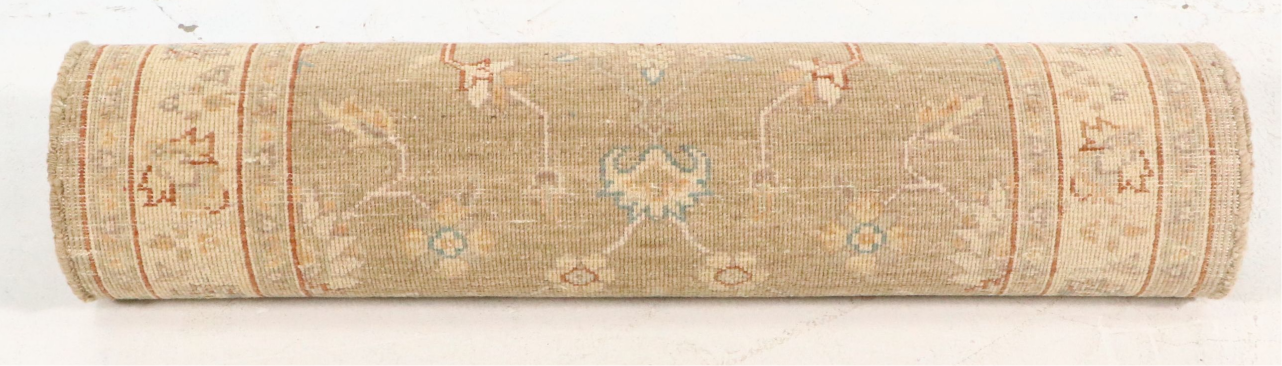3' x 11'11 Hand-Knotted Turkish Oushak Carpet Runner