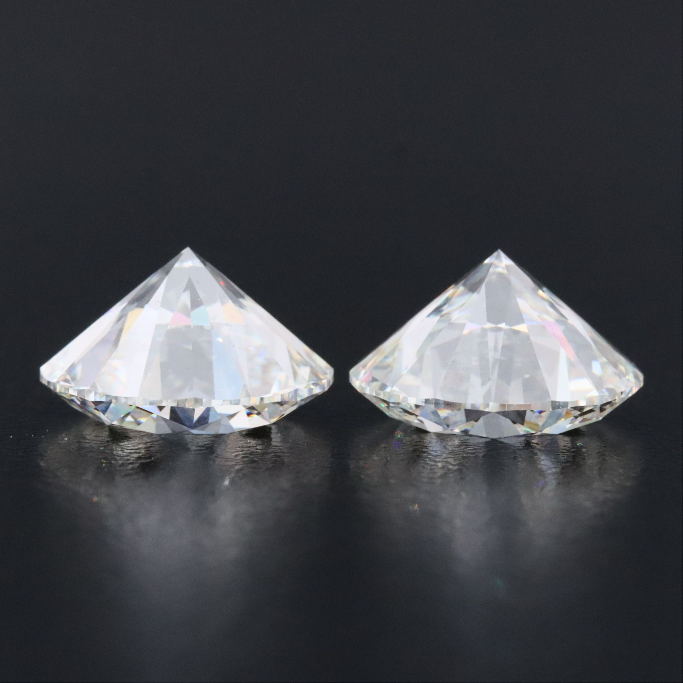 Loose 10.06 CTW Matched Pair Lab Grown Diamonds with IGI Reports