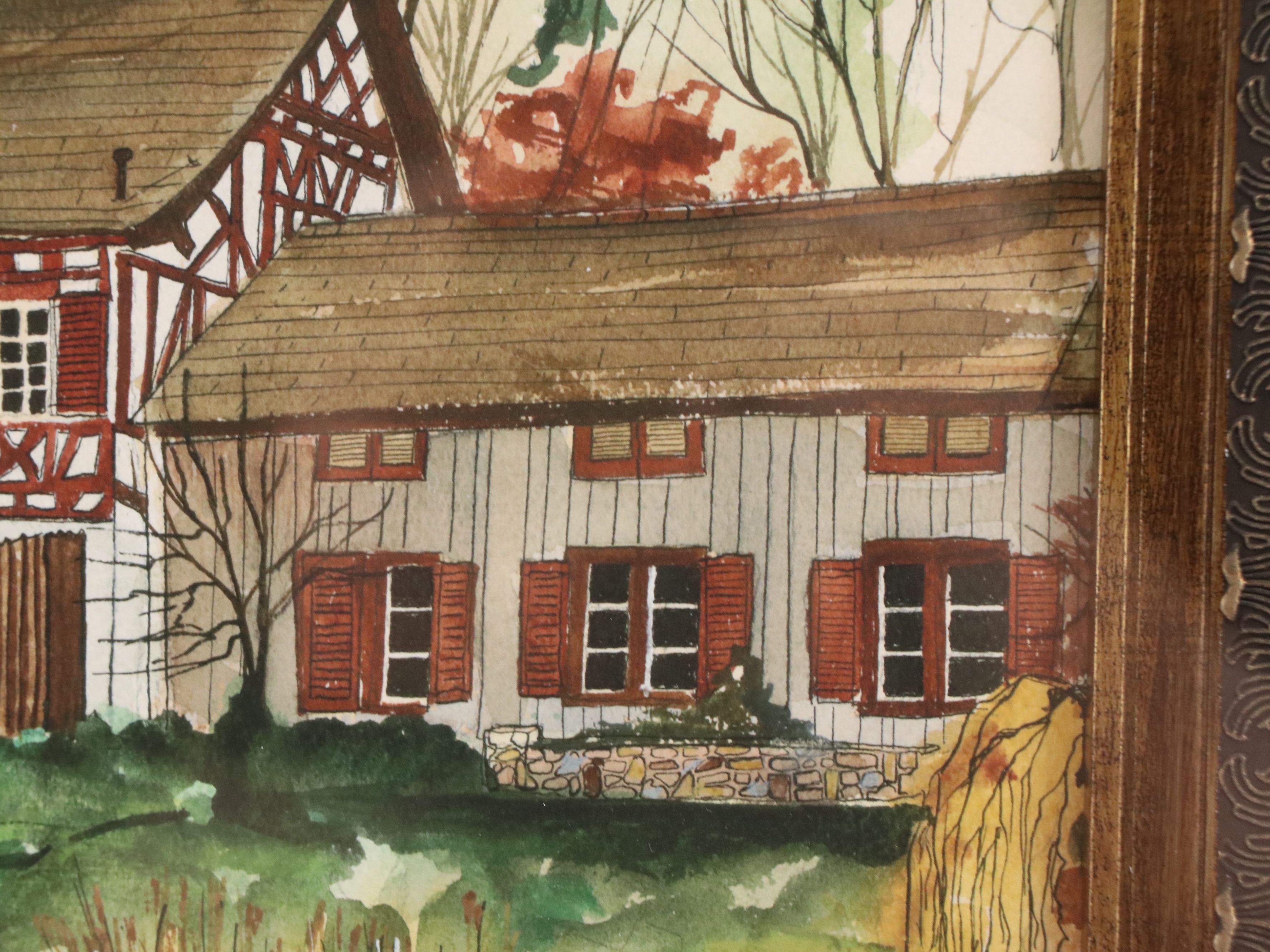 Michael A. Savino Giclée "Cottage on the Rhine"