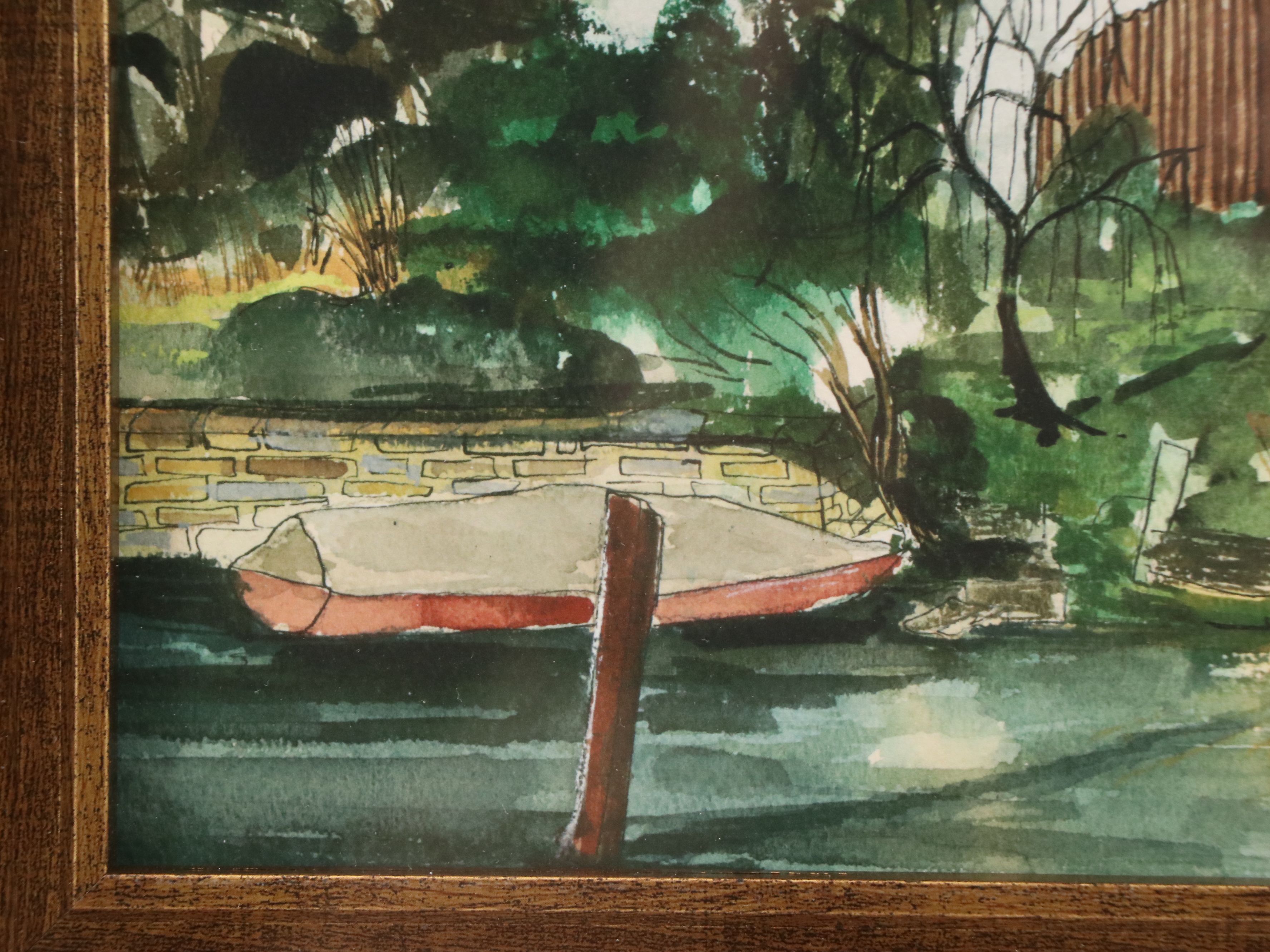 Michael A. Savino Giclée "Cottage on the Rhine"