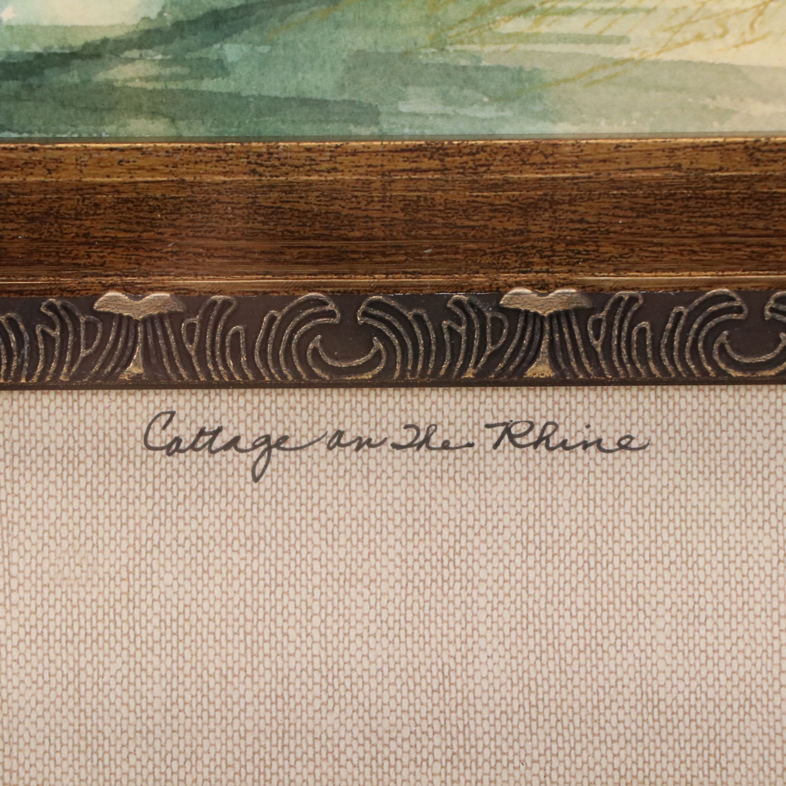 Michael A. Savino Giclée "Cottage on the Rhine"