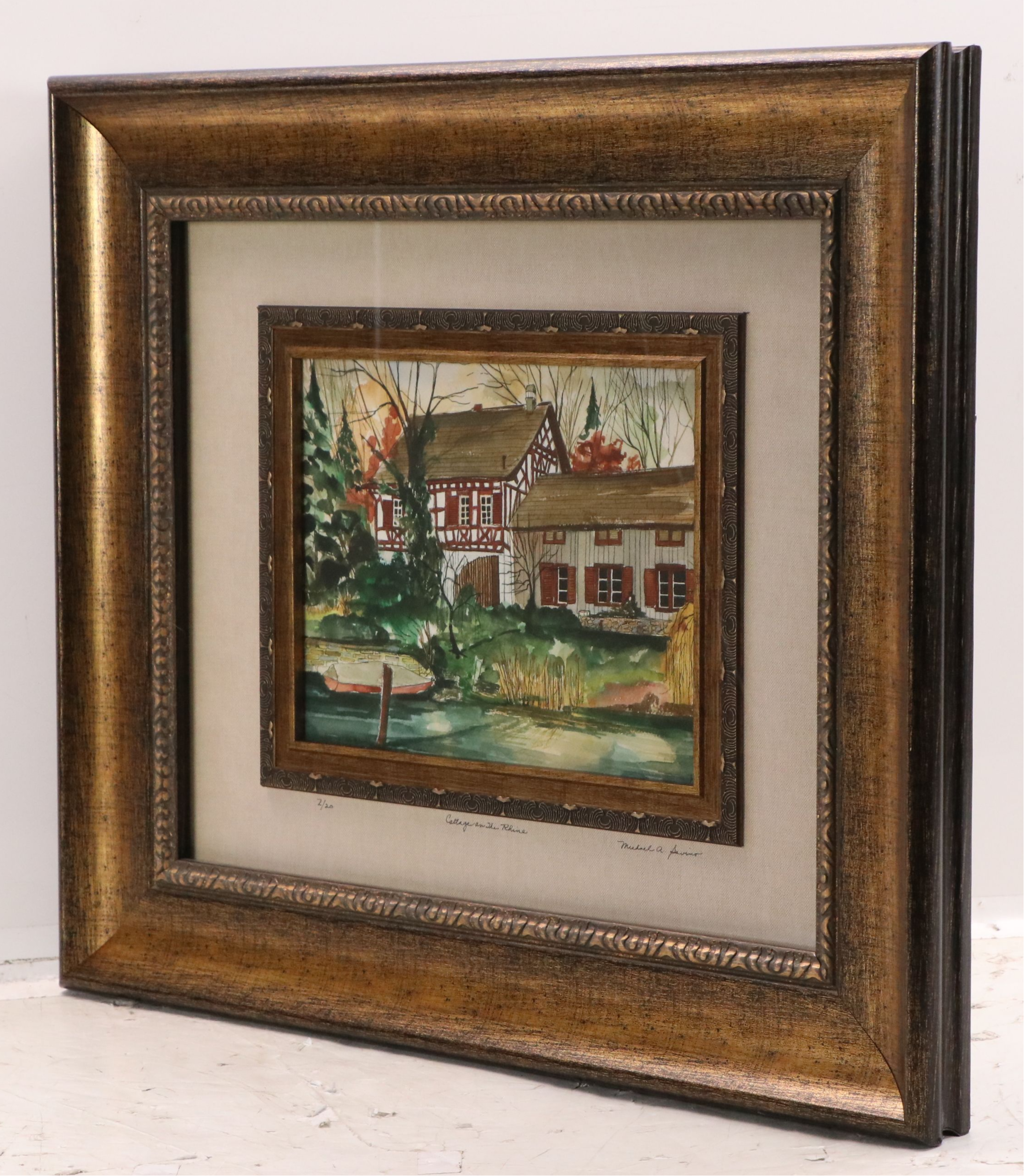 Michael A. Savino Giclée "Cottage on the Rhine"