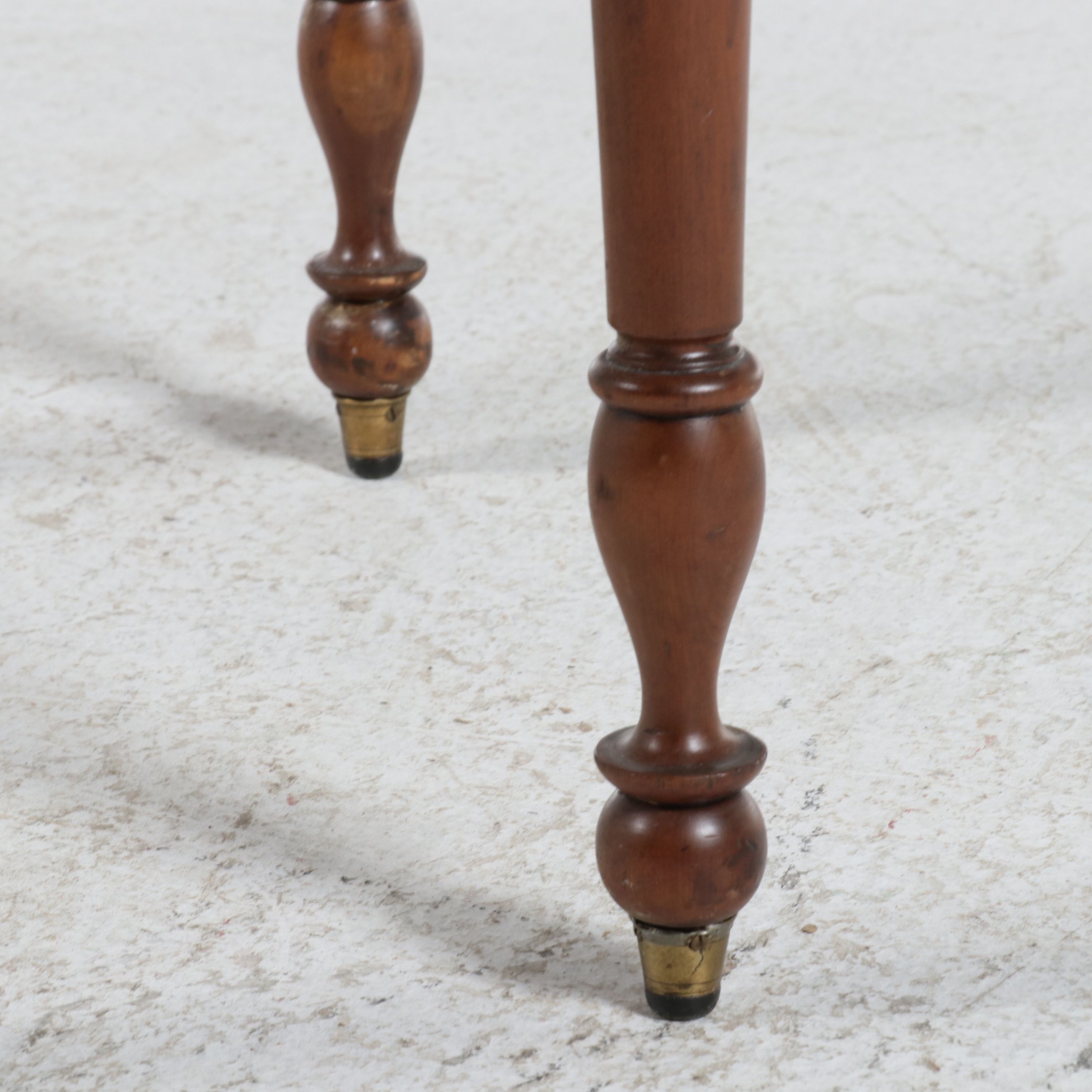 American Federal Style Mahogany Drop-Leaf Work Table, Mid-19th Century