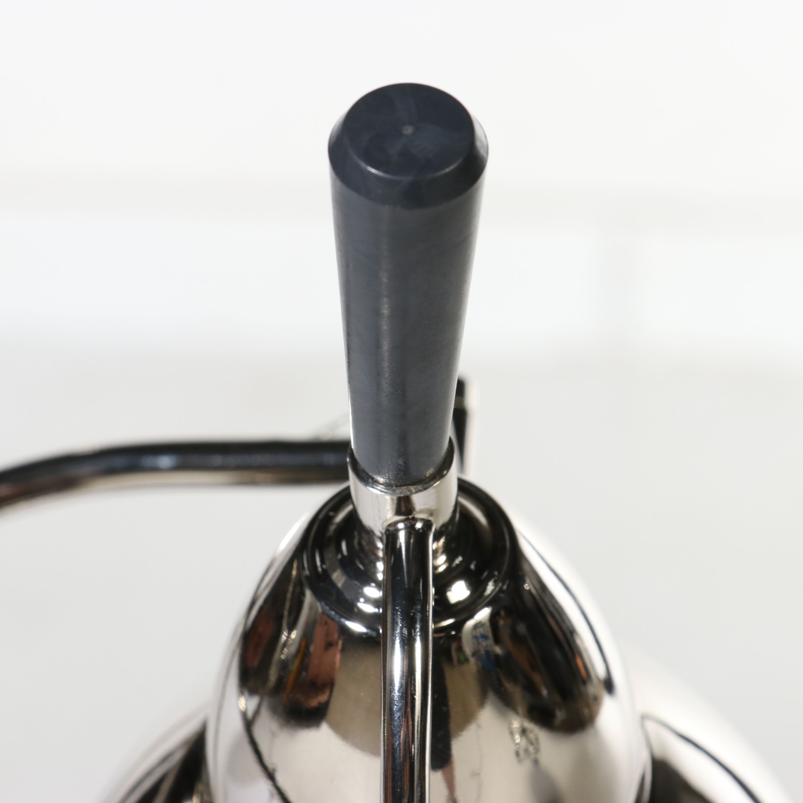 Postmodern Chromed Metal Dual Cantilever Floor Lamp