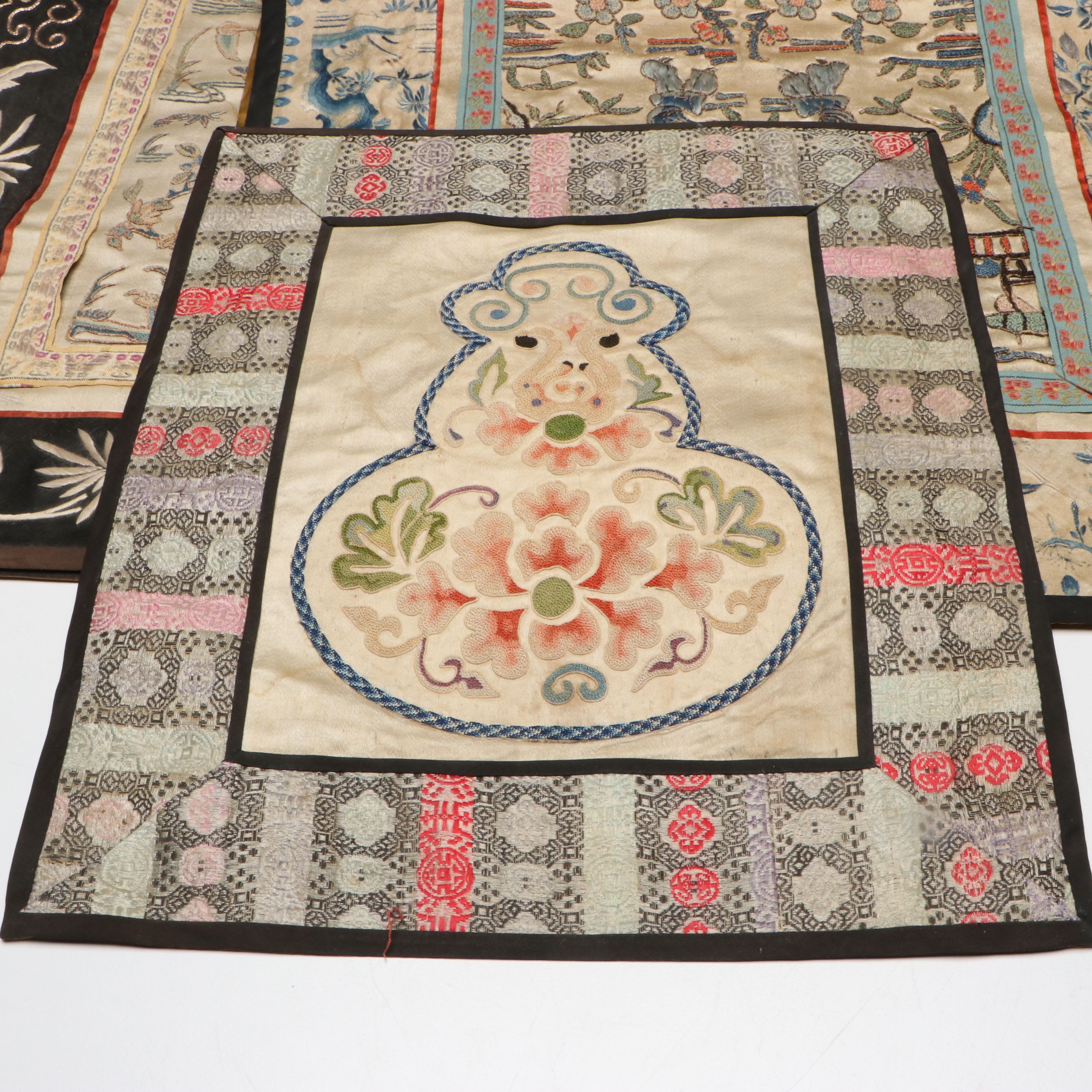 Norman Brumm Trillium Enamel Sculpture with Chinese Brass Box and More Décor