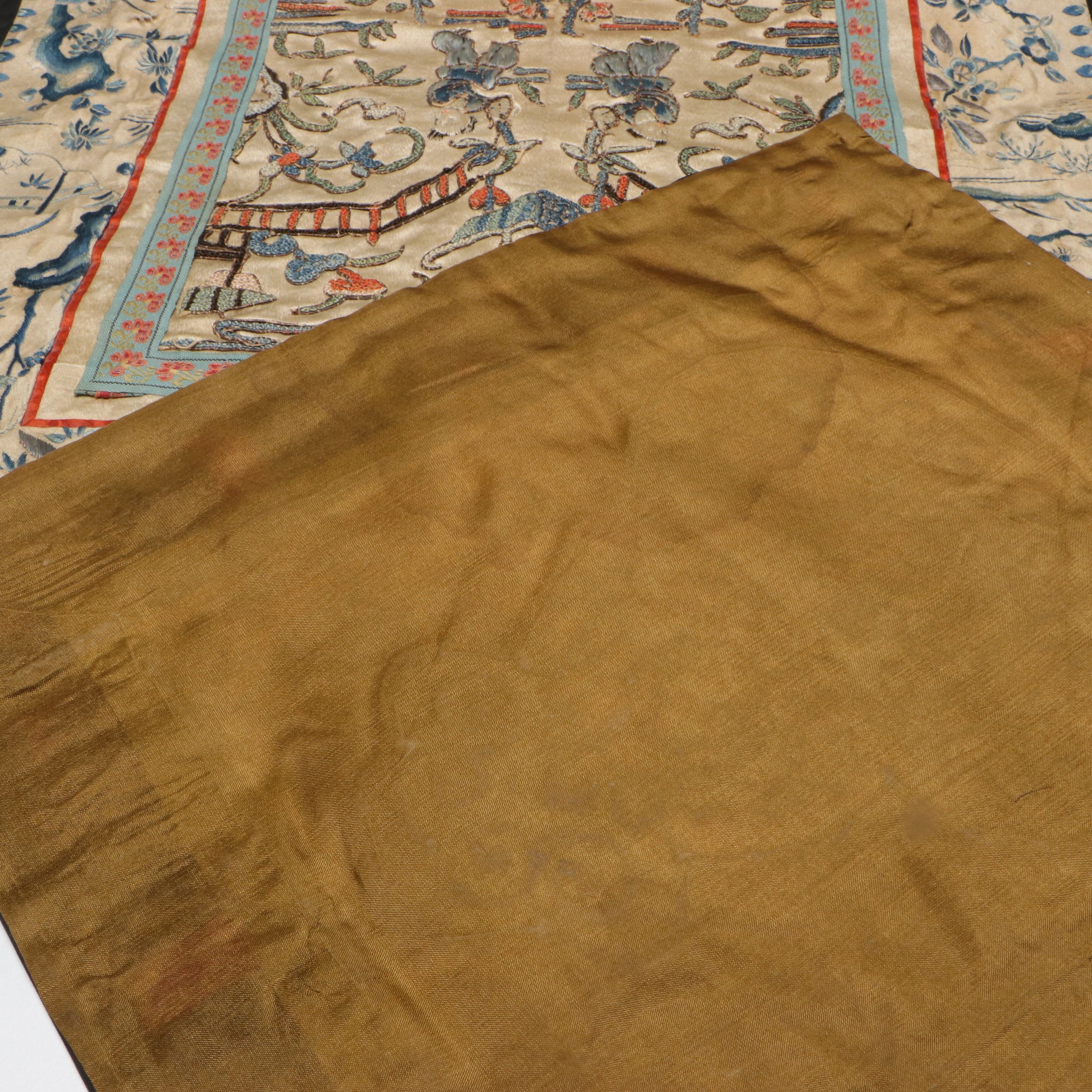 Norman Brumm Trillium Enamel Sculpture with Chinese Brass Box and More Décor