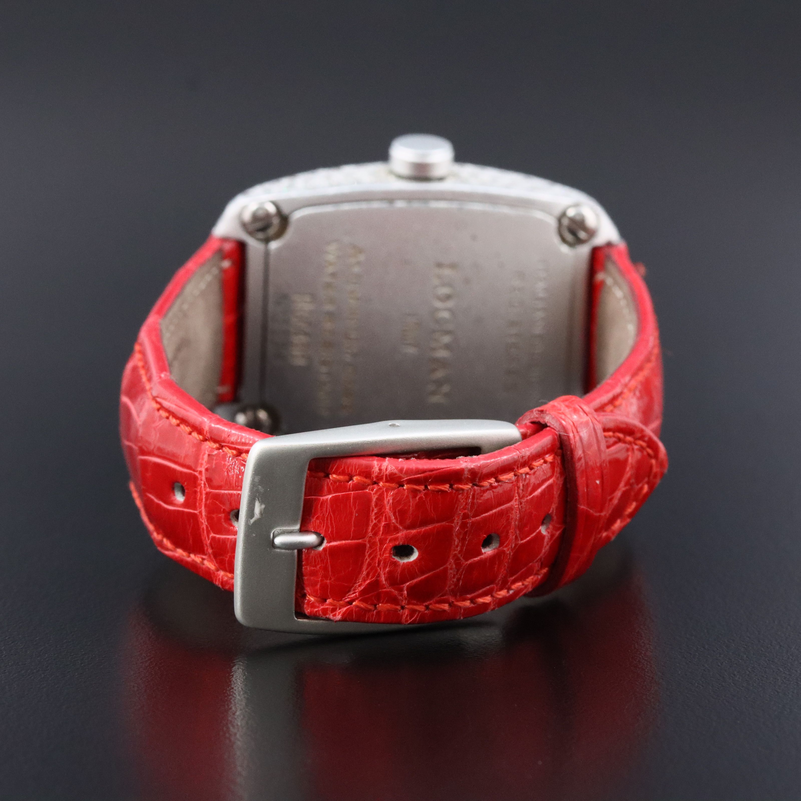 Locman Italy Aluninum Diamond Case Ref.488 Quartz Watch