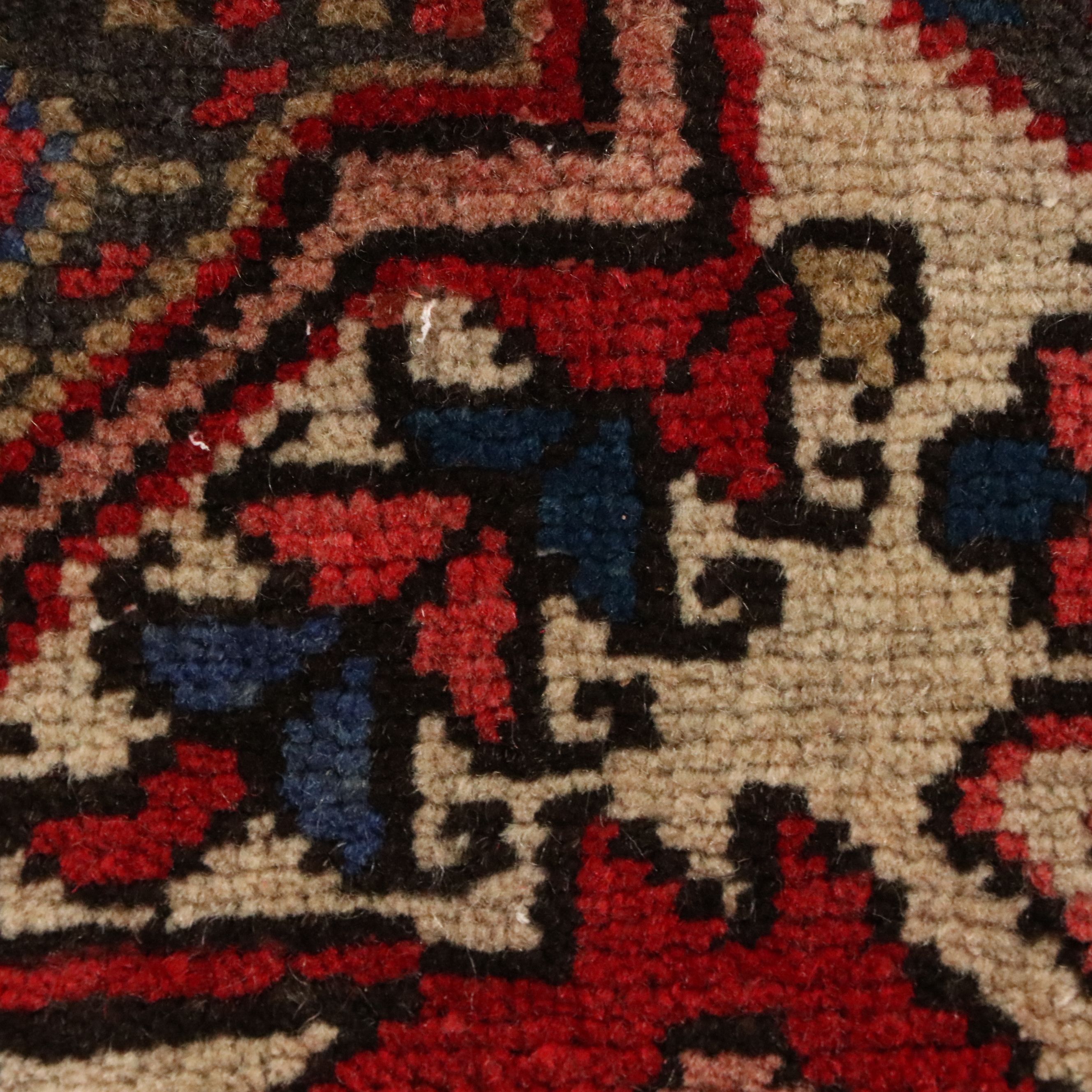 8'7 x 11'7 Hand-Knotted Persian Heriz Area Rug