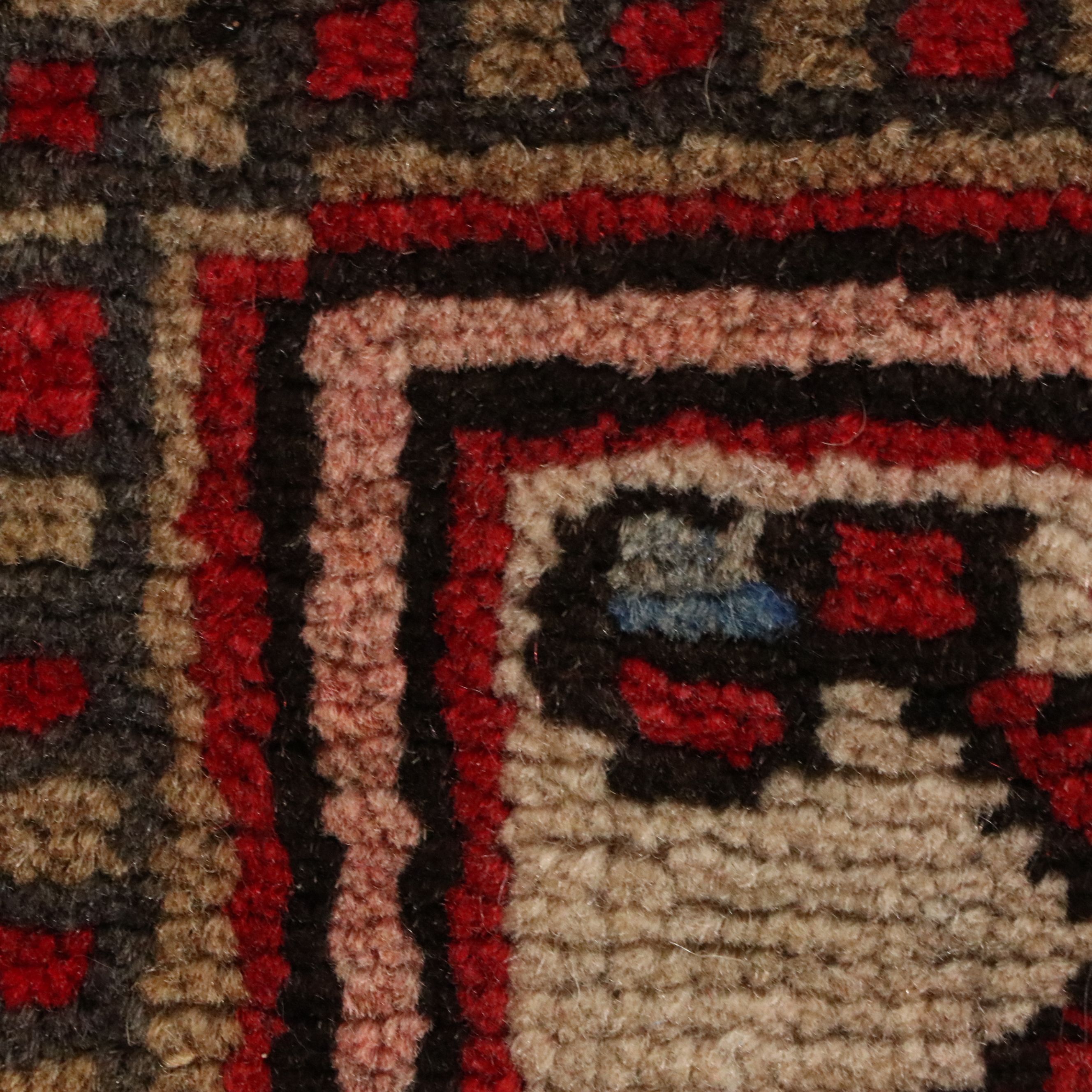 8'7 x 11'7 Hand-Knotted Persian Heriz Area Rug