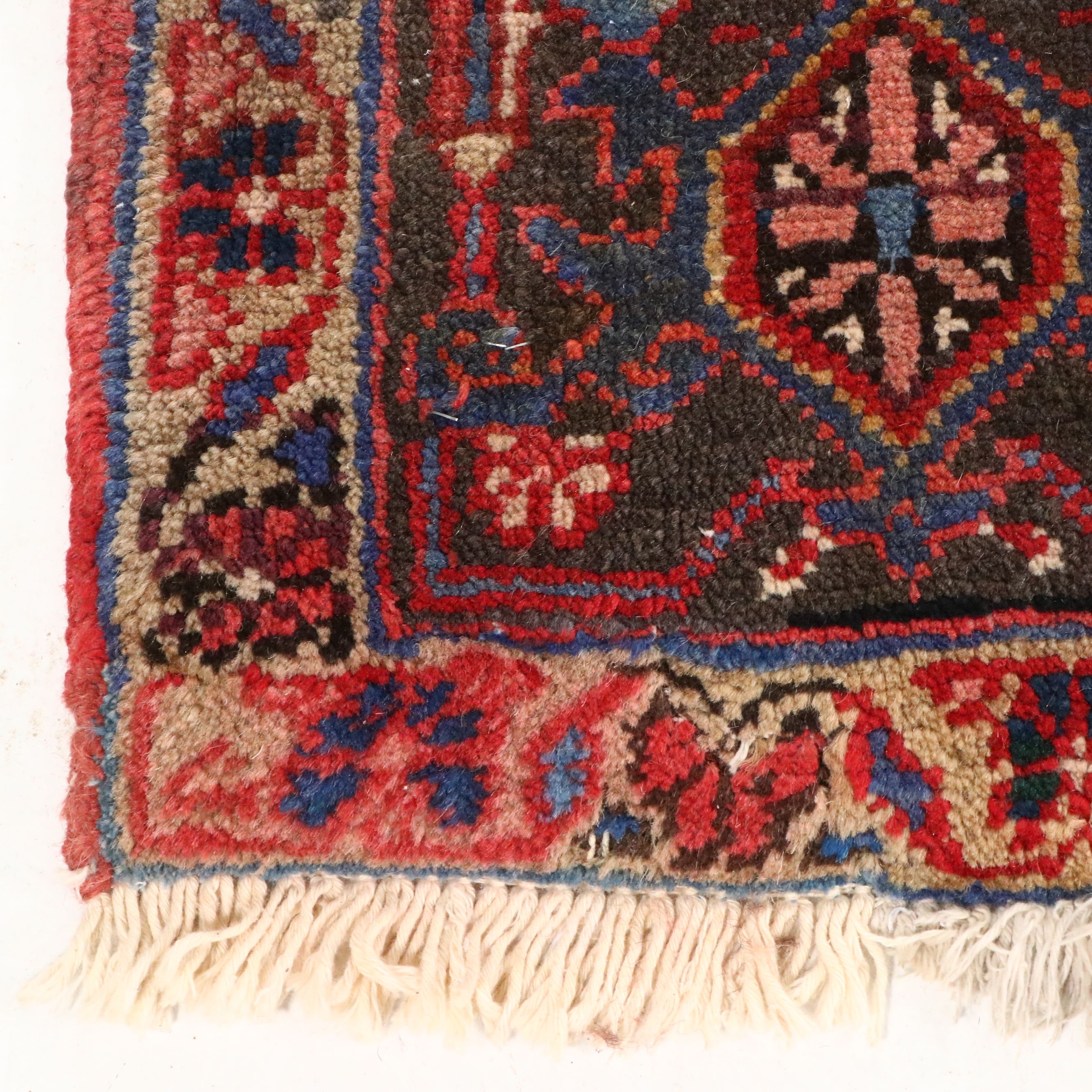 8'7 x 11'7 Hand-Knotted Persian Heriz Area Rug