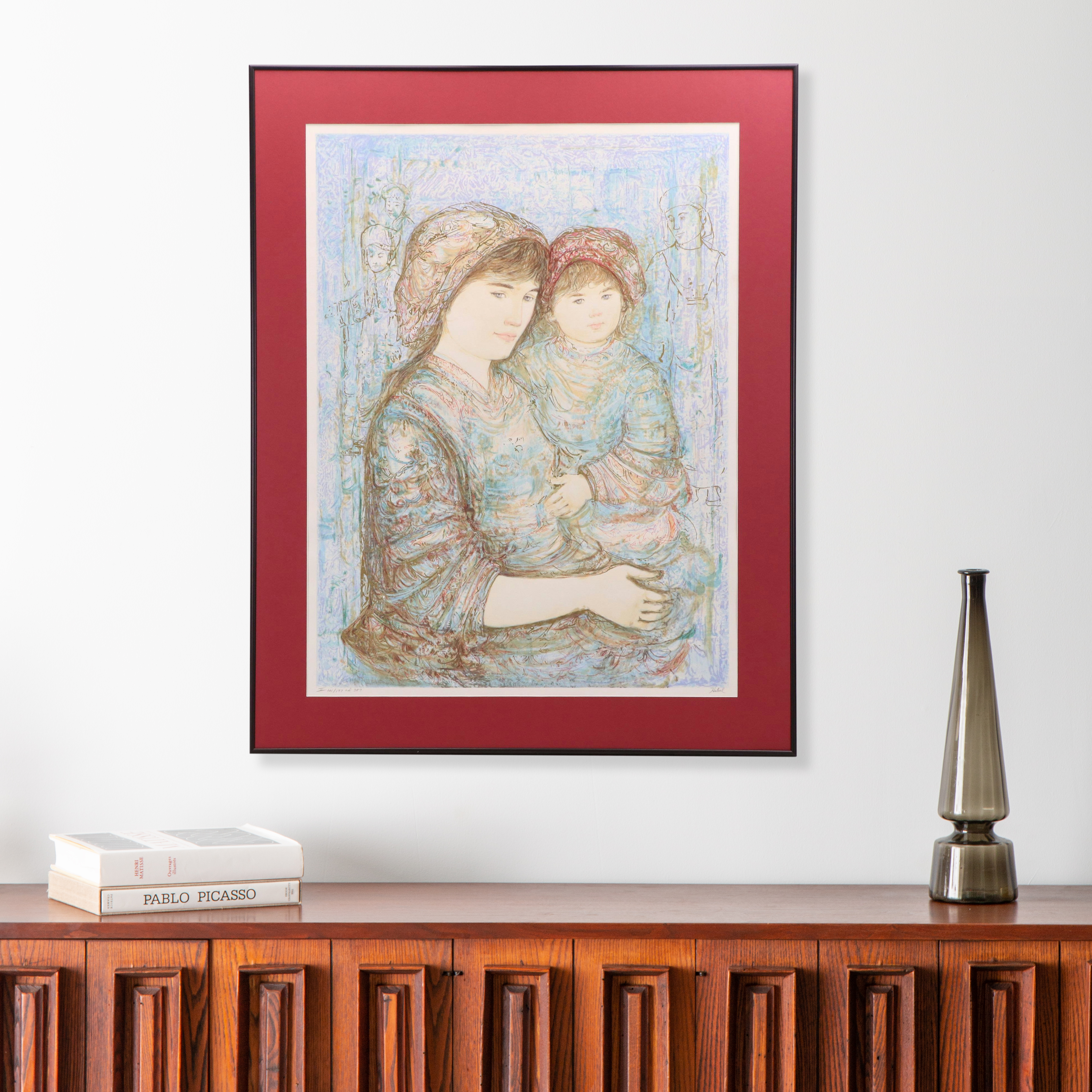 Edna Hibel Serigraph "Naomi," 1993