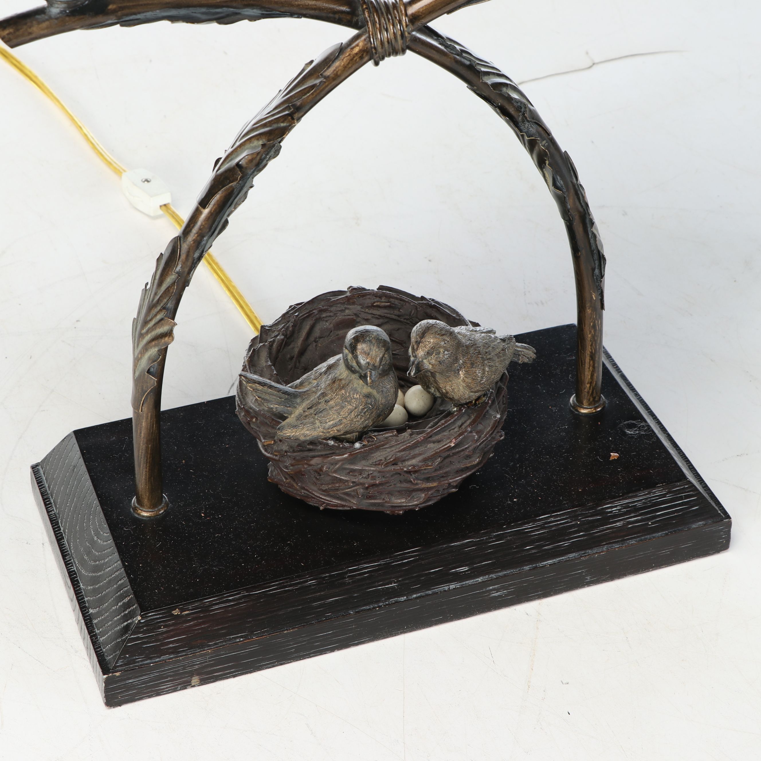 Bird Nest Metal Double Accent Light