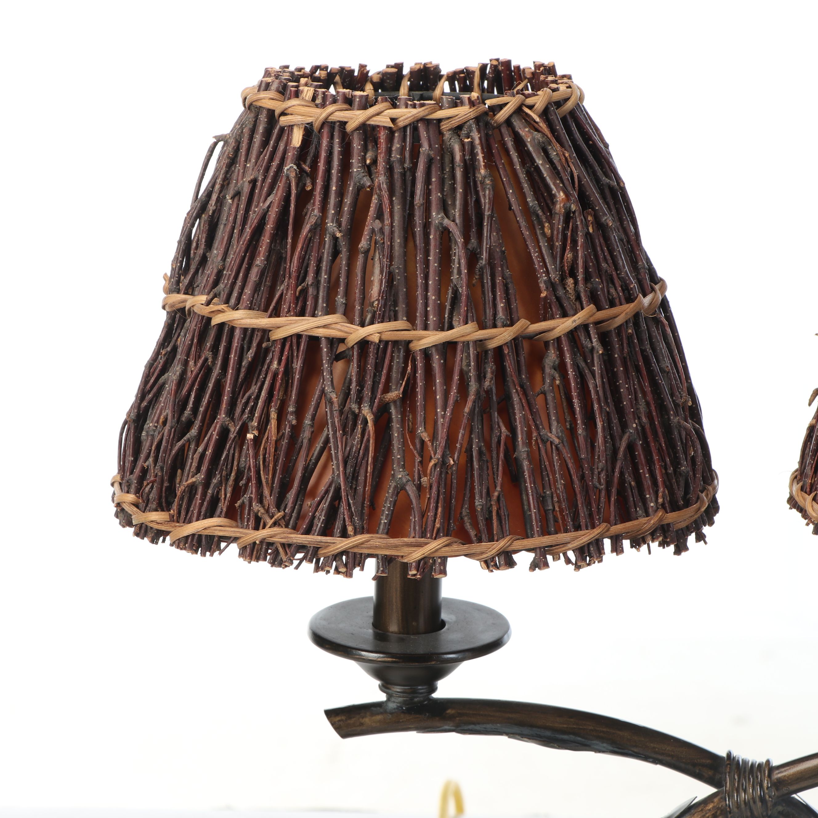 Bird Nest Metal Double Accent Light