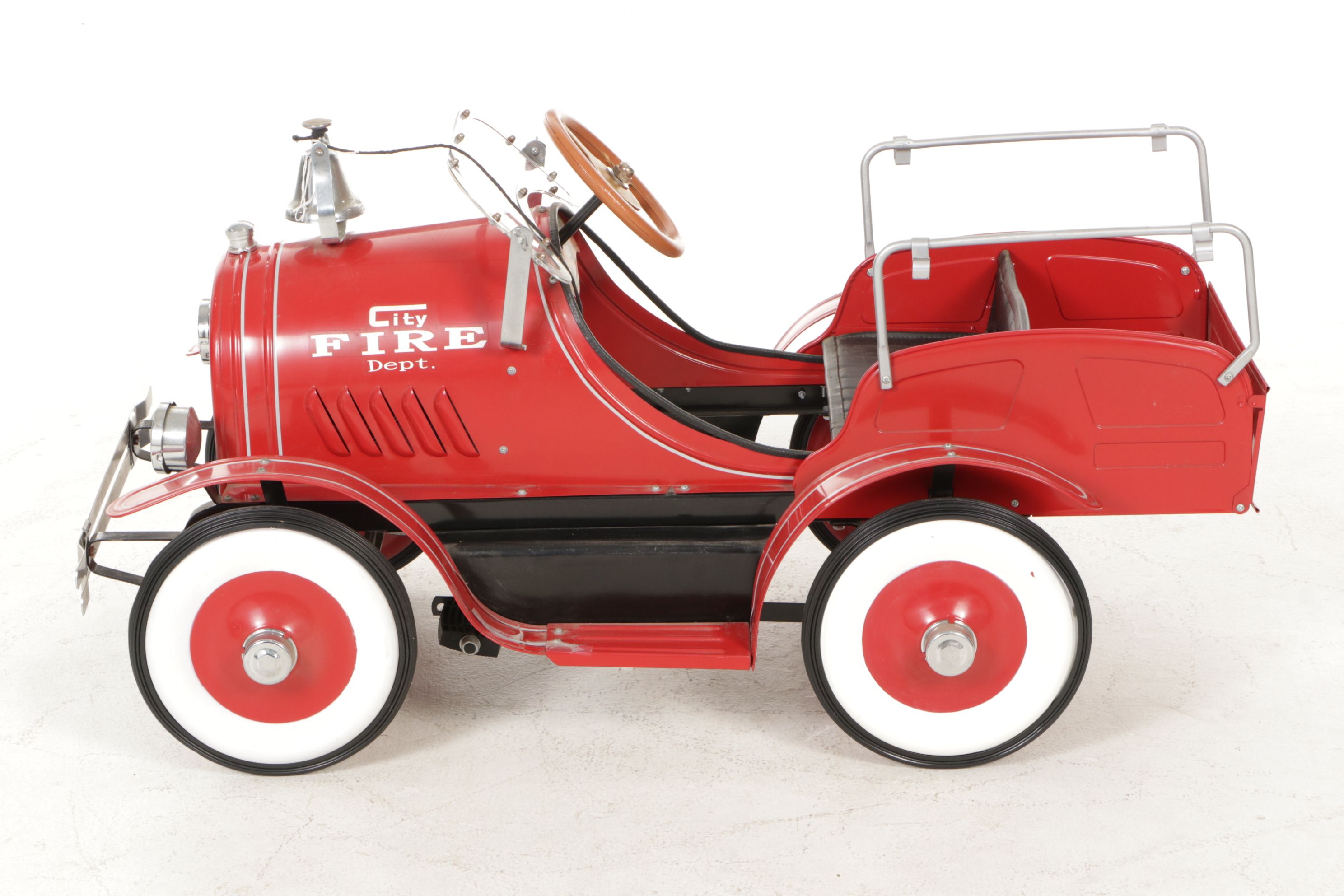 Classic Red Fire Truck Pedal Car