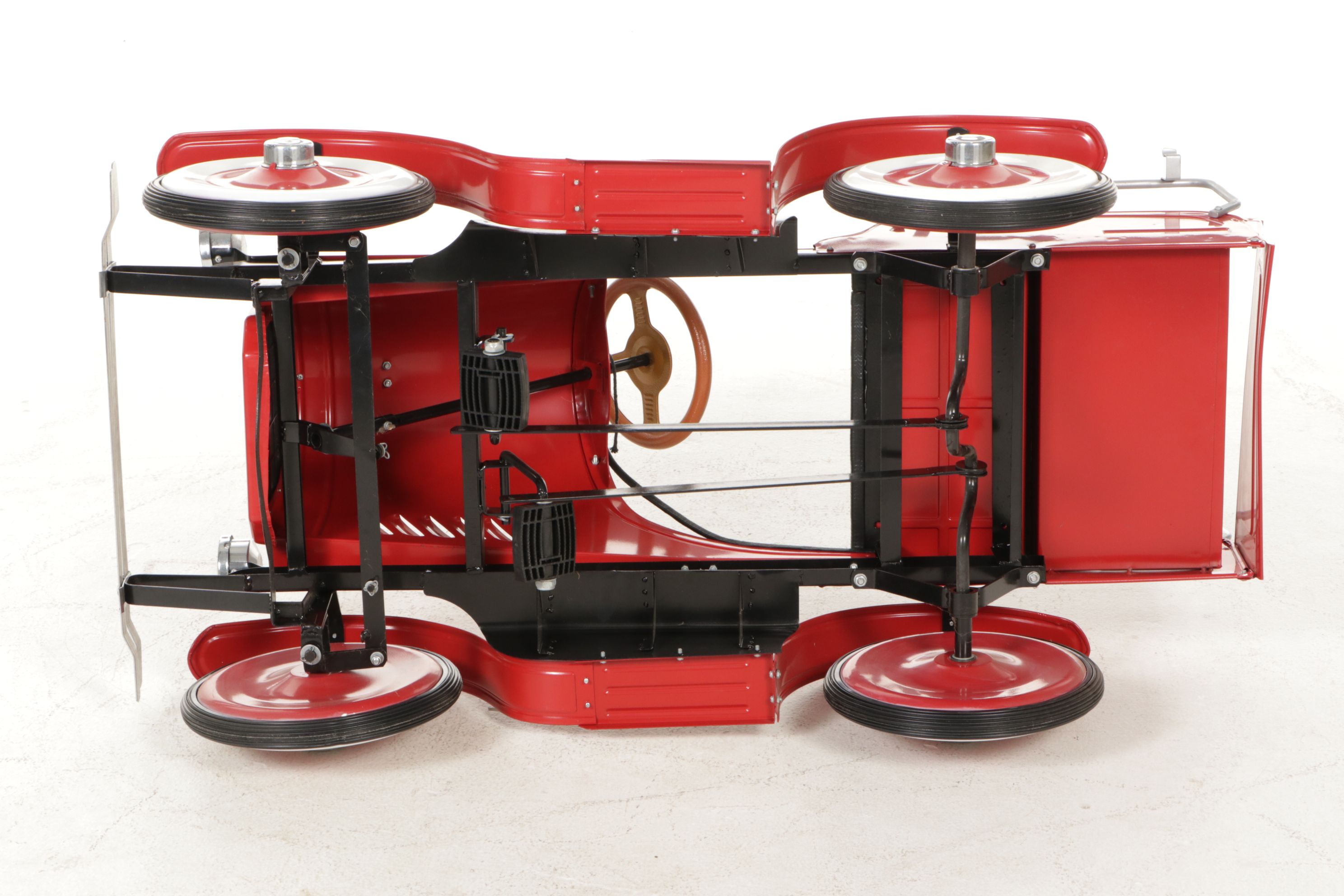 Classic Red Fire Truck Pedal Car