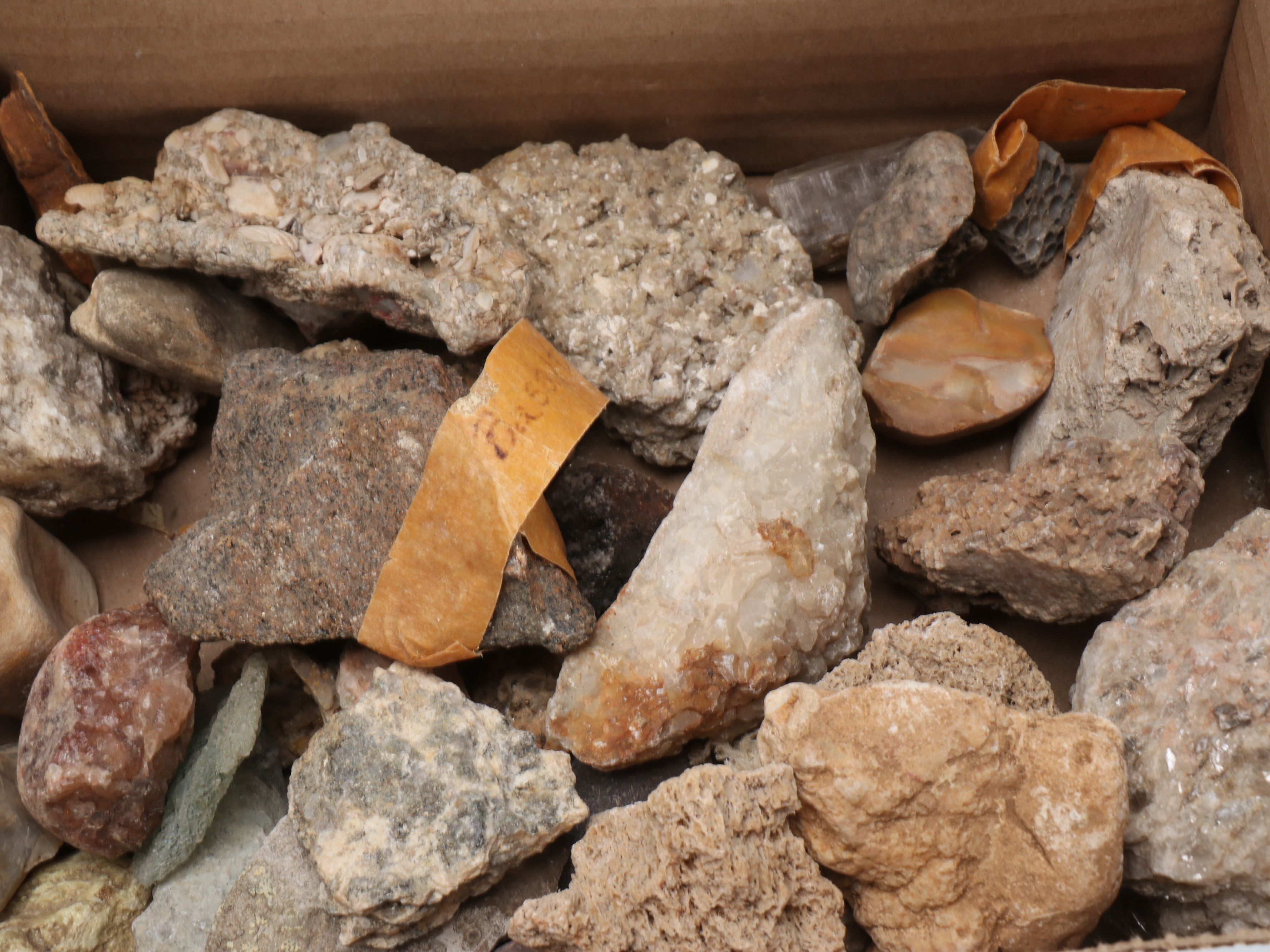 Volcanic Perlite, Sandstone, Leopardite and More Minerals and Stones