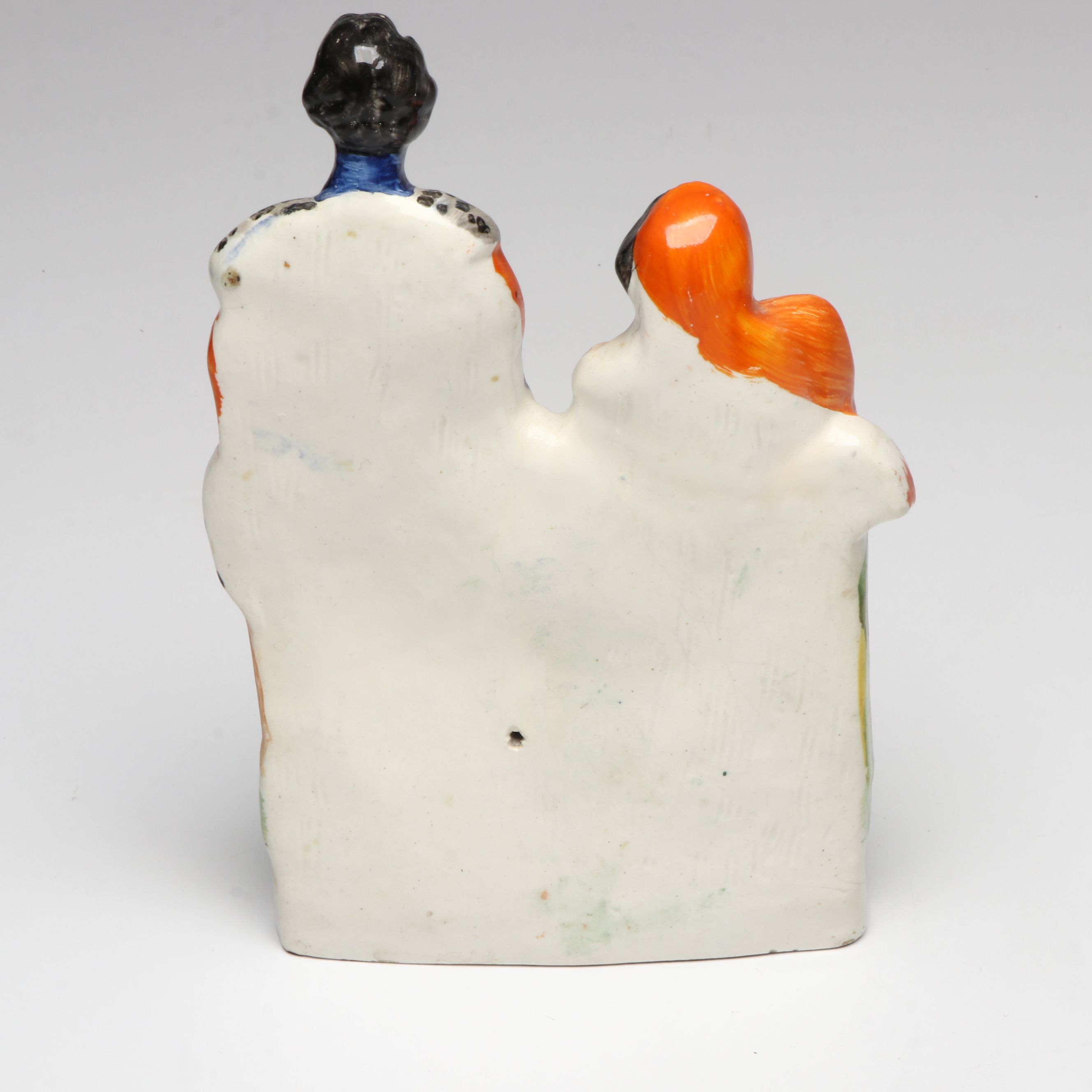 Pair of Staffordshire Style Napoleon III and Princess Eugenie Mantel Figurines