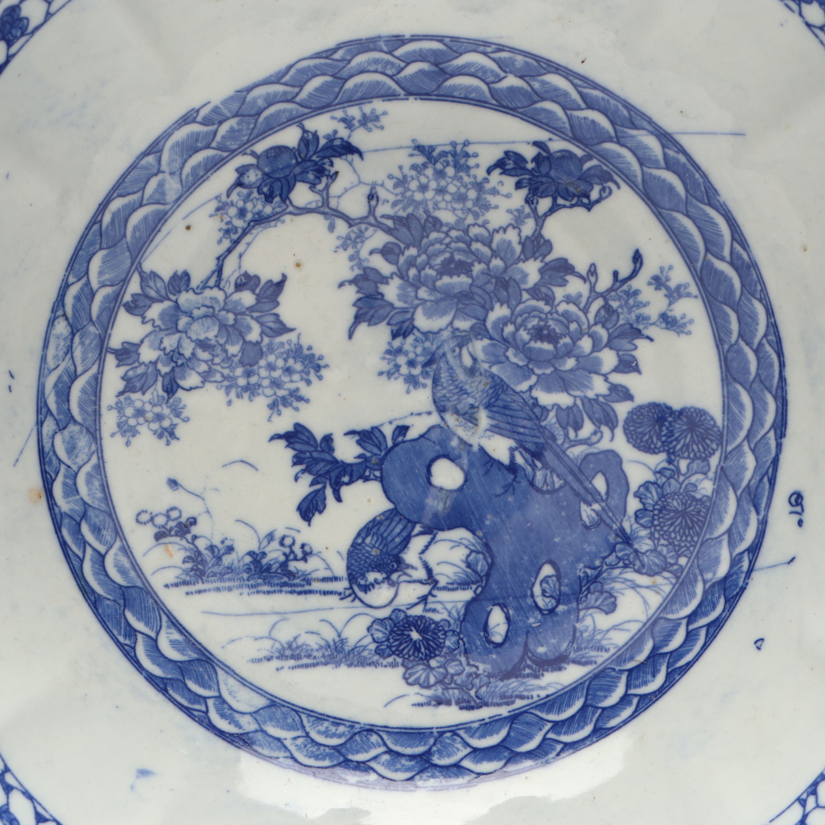 Japanese Blue and White Porcelain Bowl