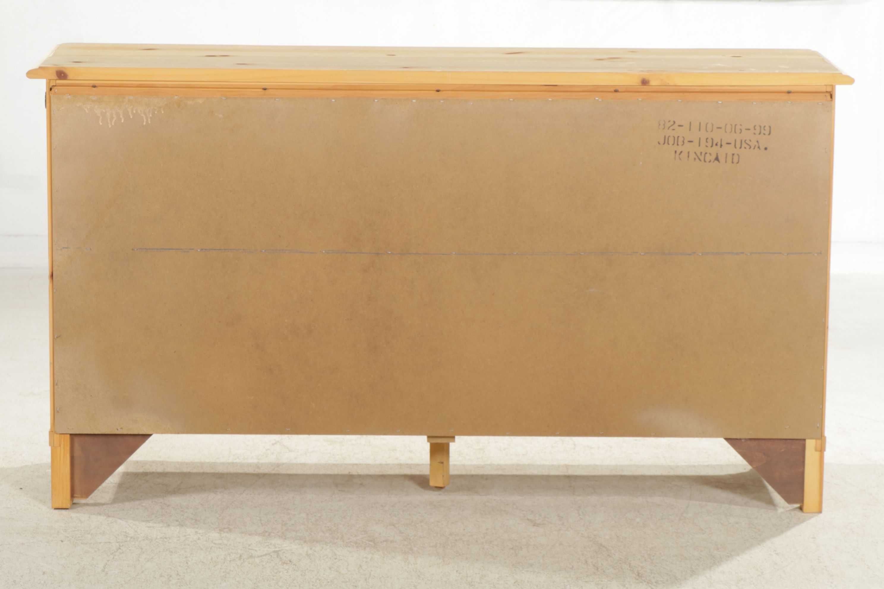 Thomas Kinkade Empire Style Pine Dresser, Late 20th Century