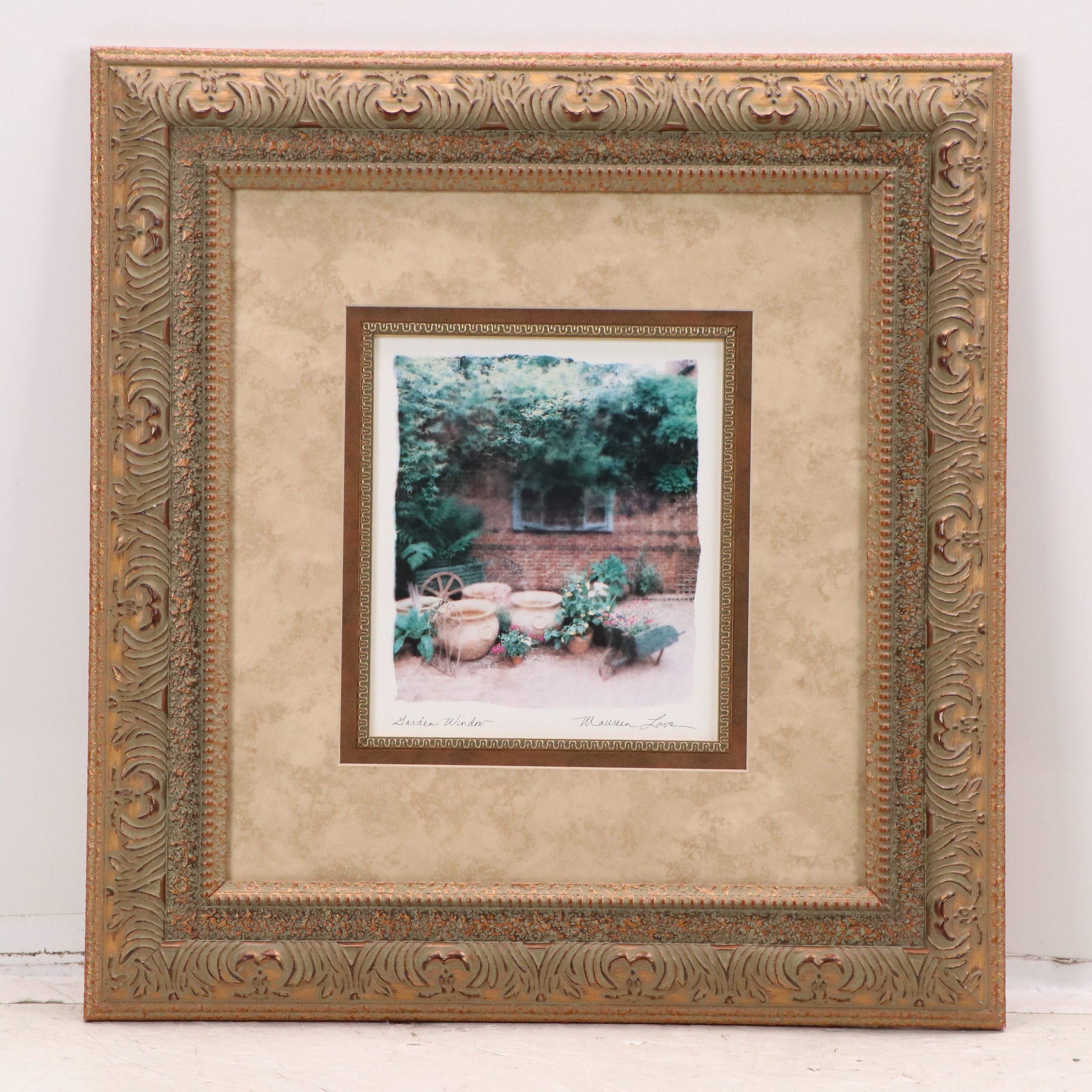 After Maureen Love Offset Lithographs Including "Garden Window"