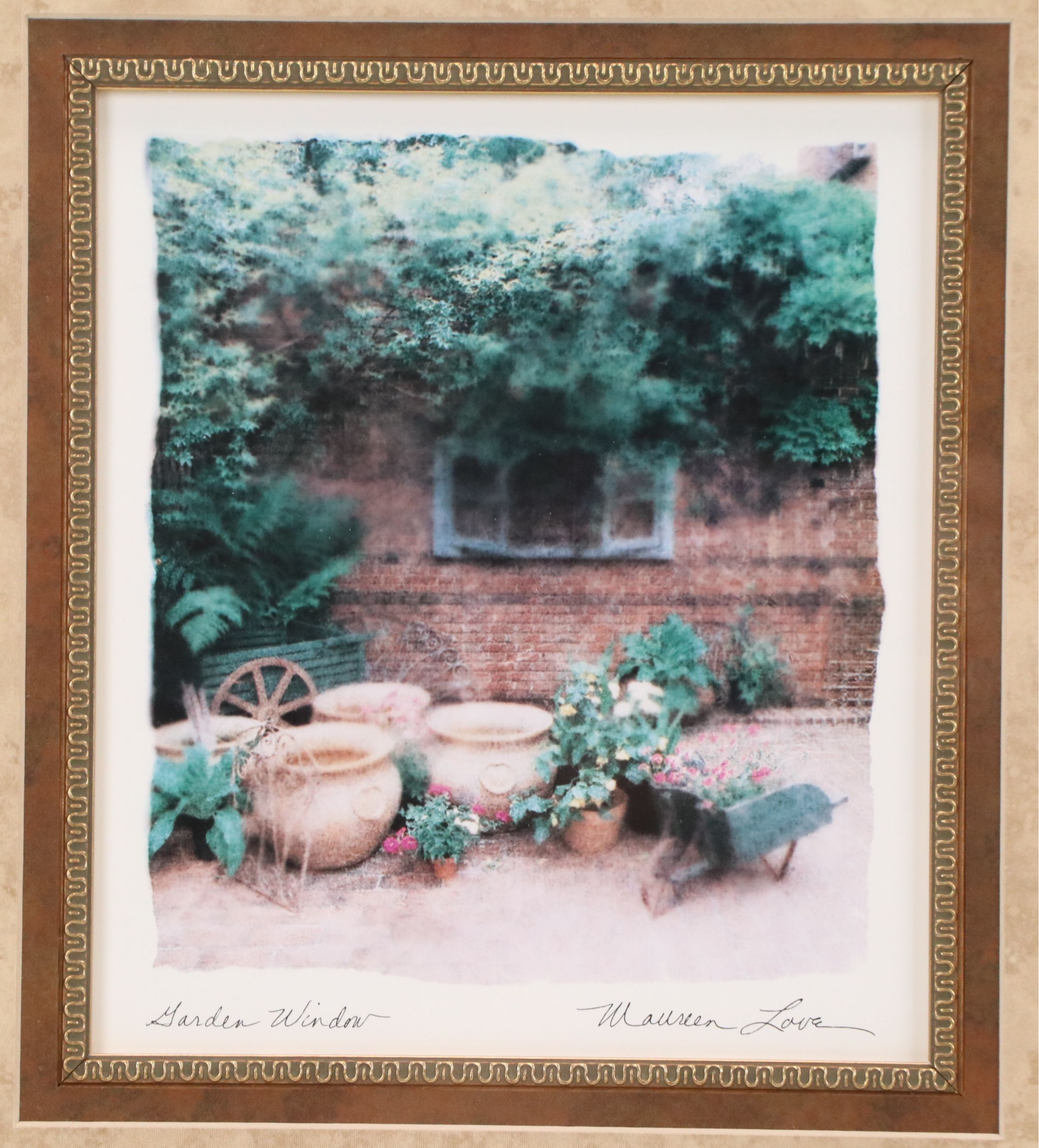 After Maureen Love Offset Lithographs Including "Garden Window"