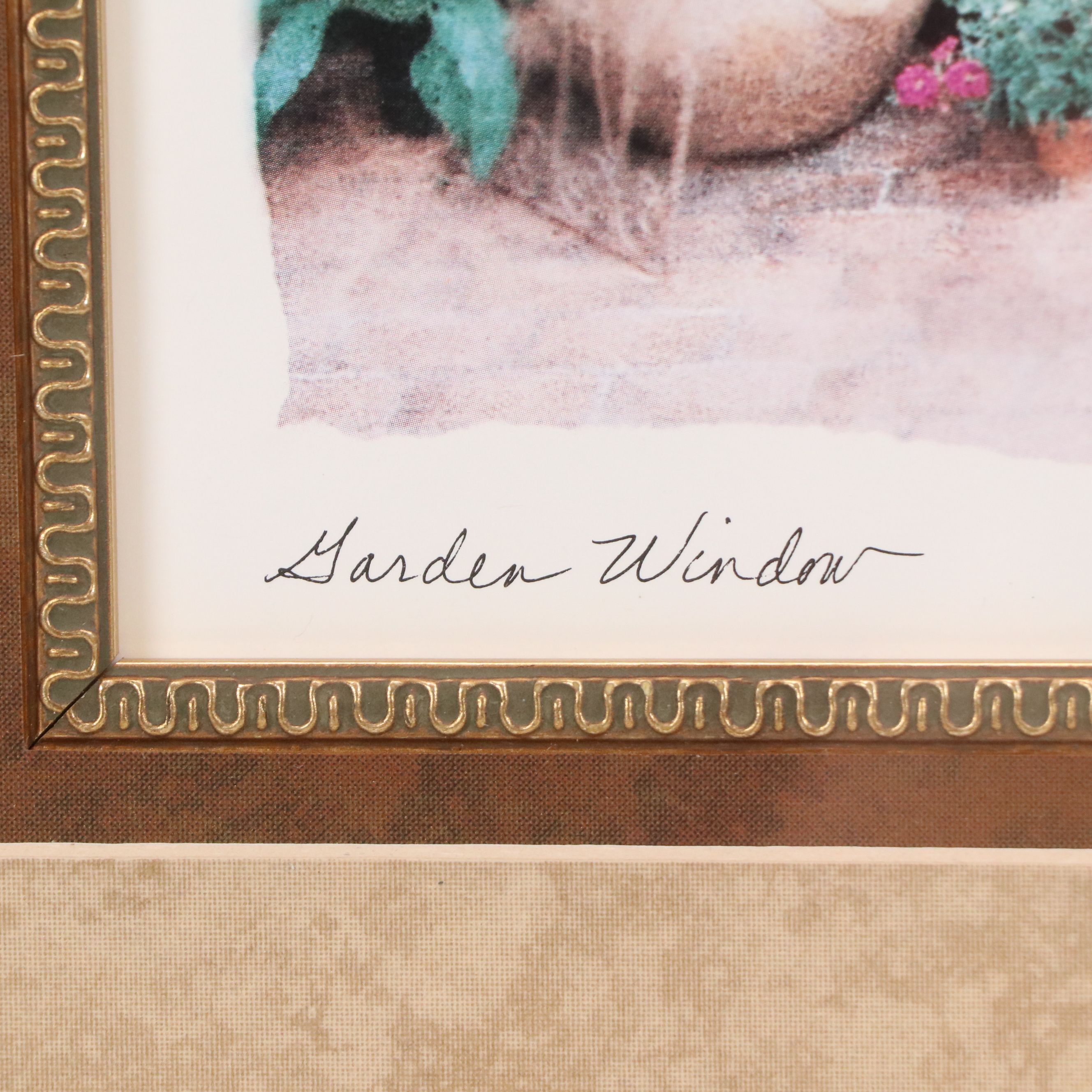 After Maureen Love Offset Lithographs Including "Garden Window"