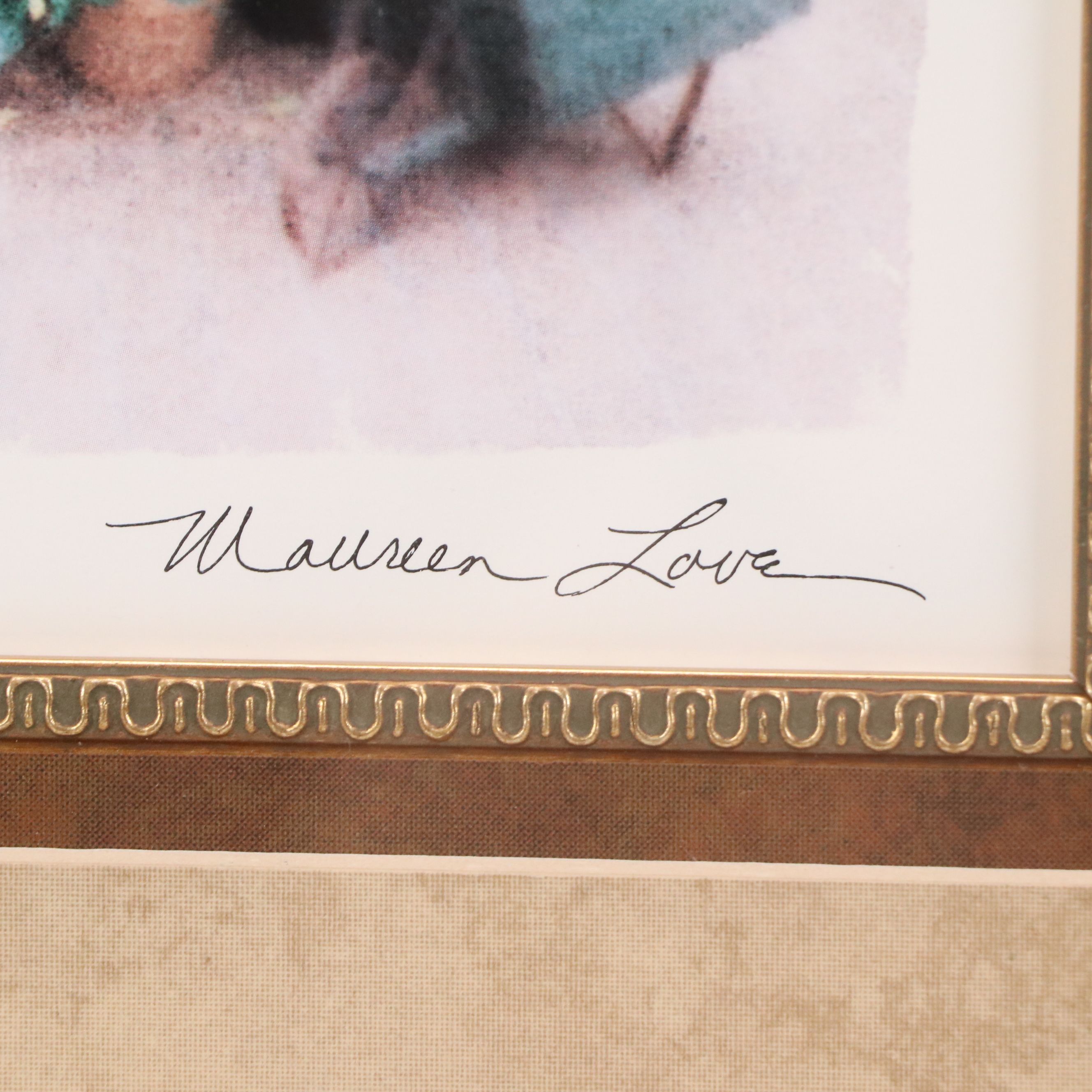 After Maureen Love Offset Lithographs Including "Garden Window"