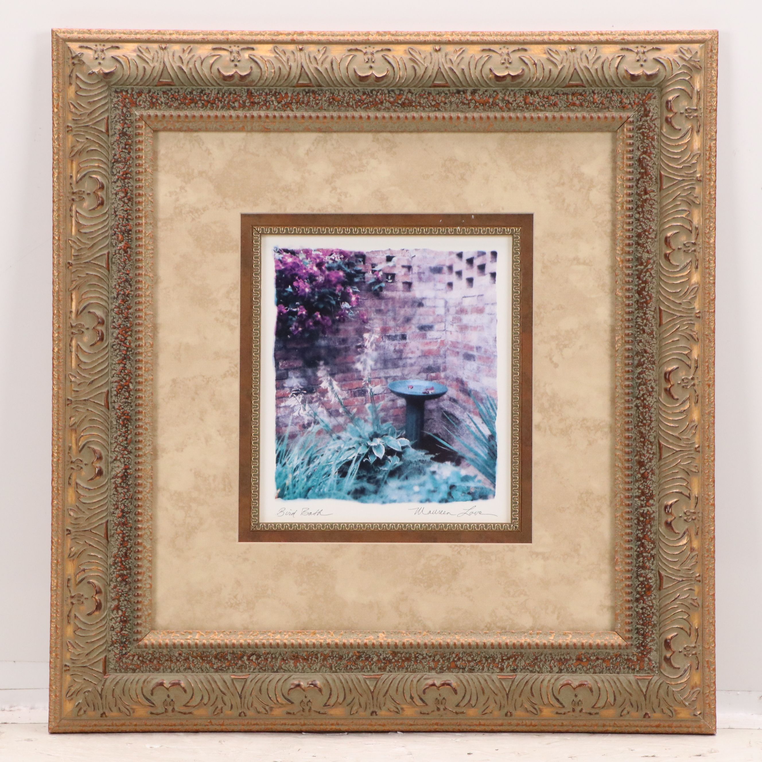 After Maureen Love Offset Lithographs Including "Garden Window"