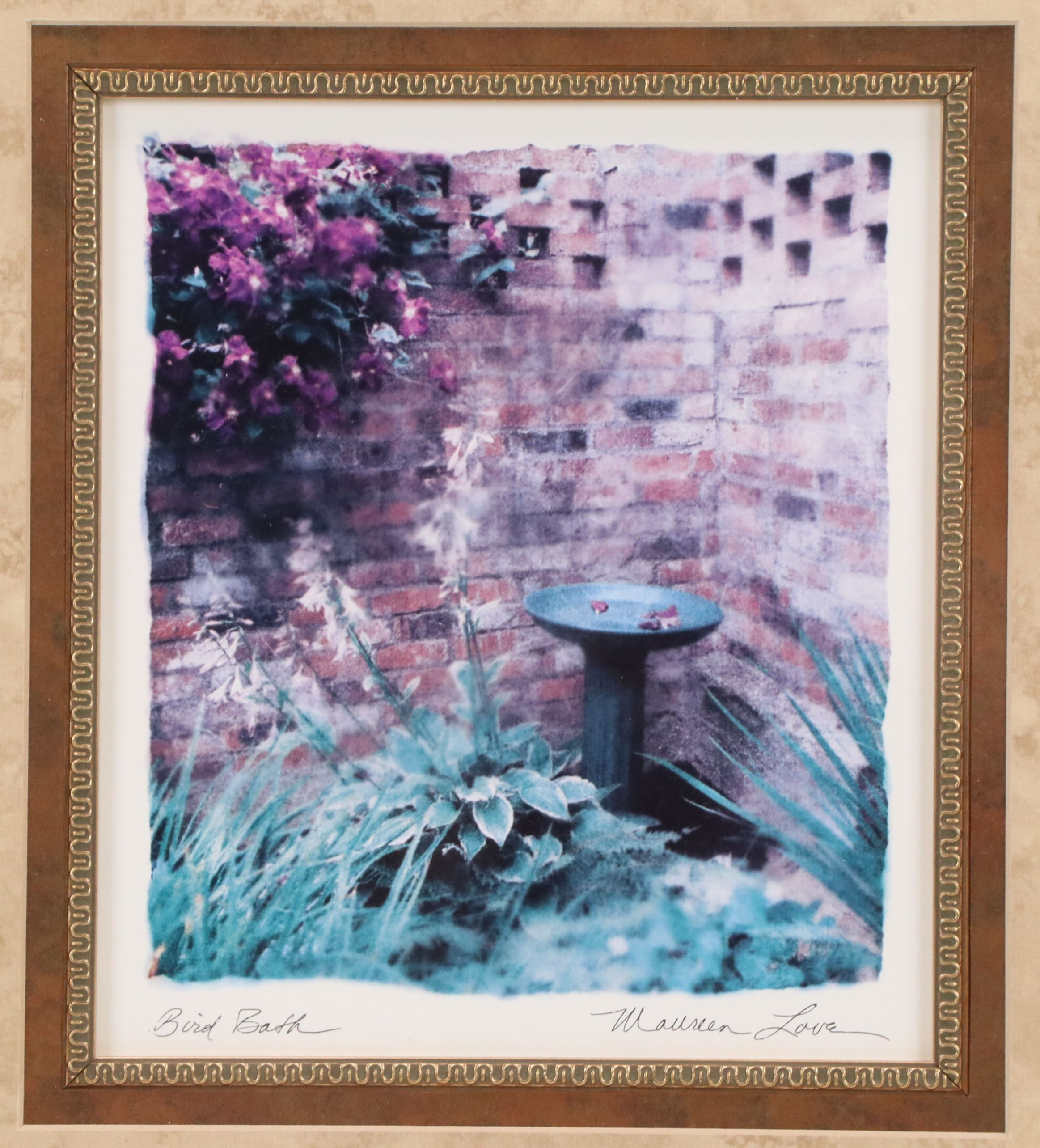 After Maureen Love Offset Lithographs Including "Garden Window"