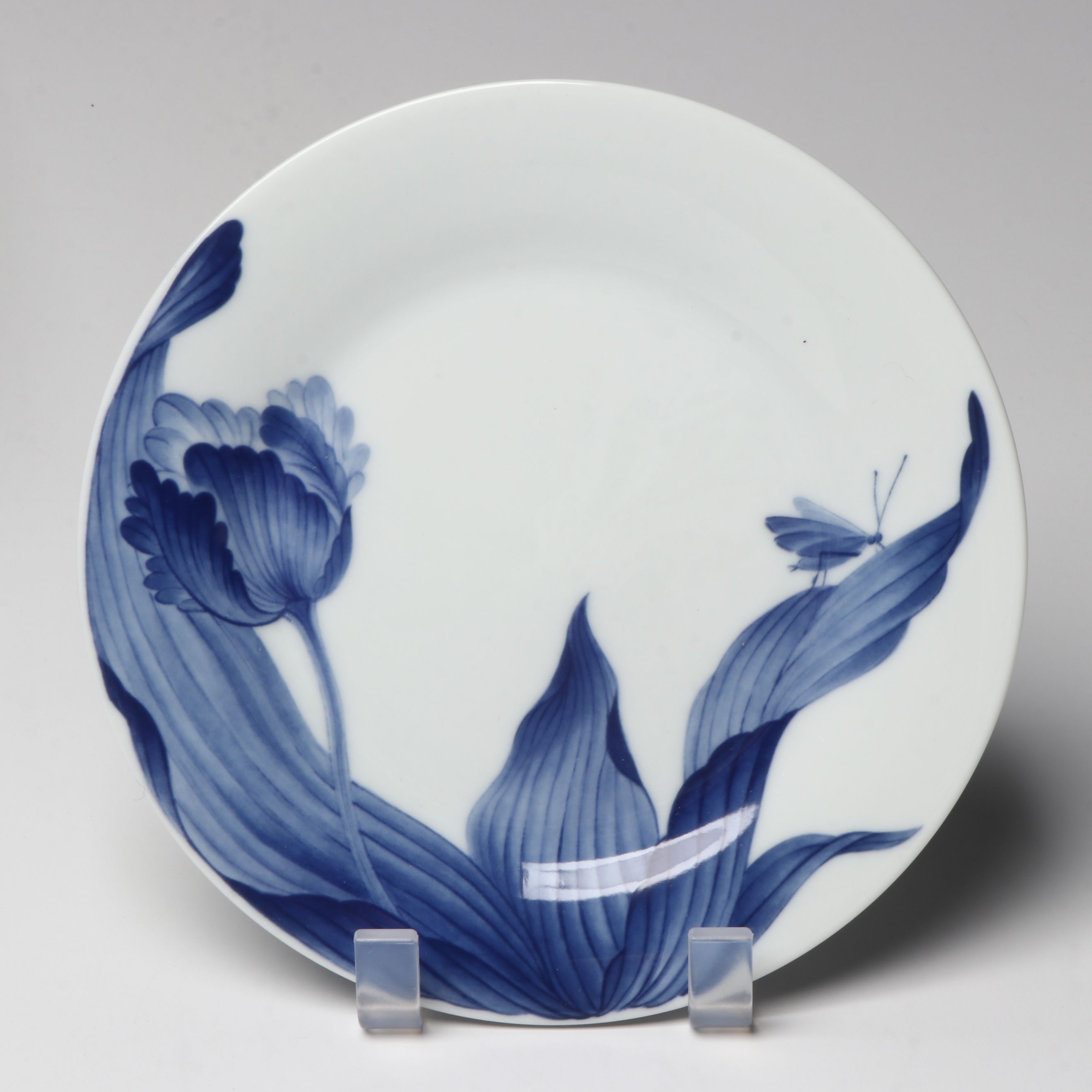 Noritake Blue Floral Porcelain Teapot, Plates and Teacups