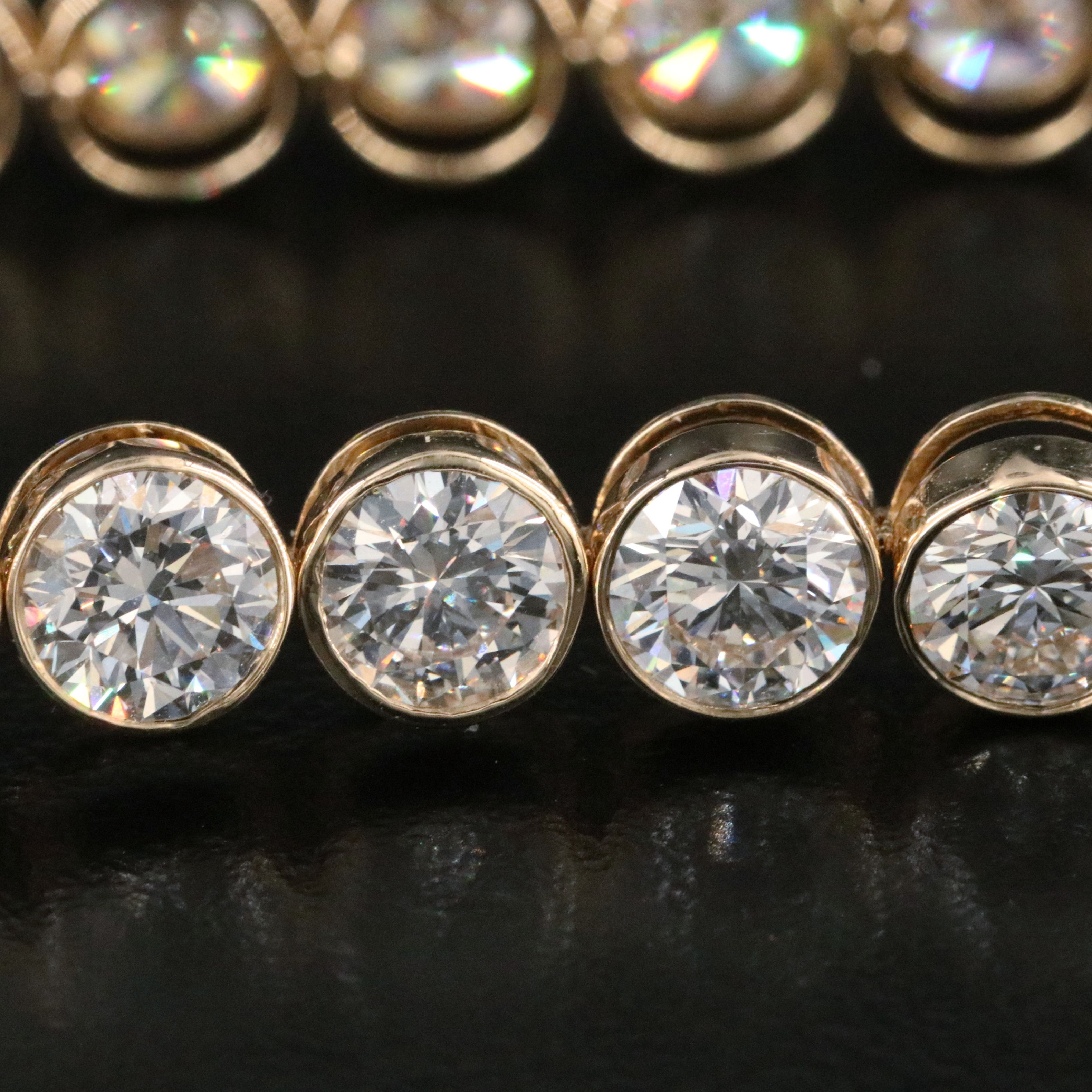 14K 15.75 CTW Lab Grown Diamond Line Bracelet