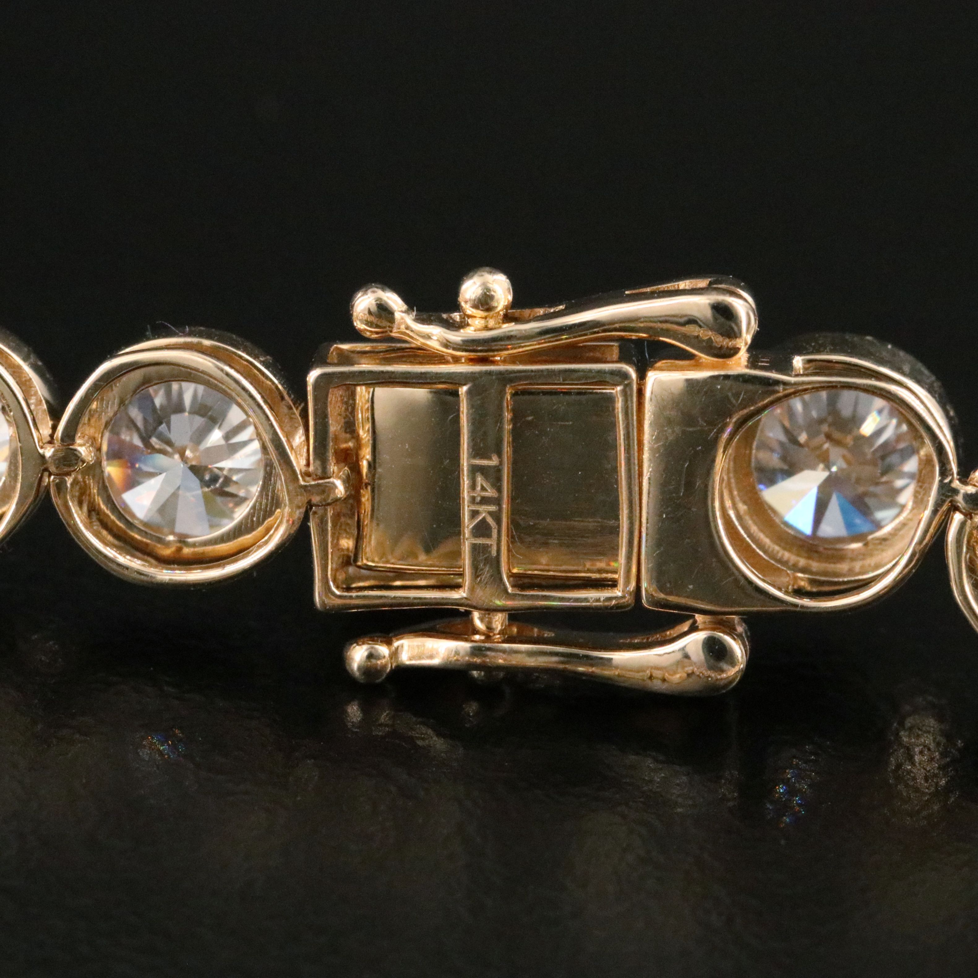 14K 15.75 CTW Lab Grown Diamond Line Bracelet