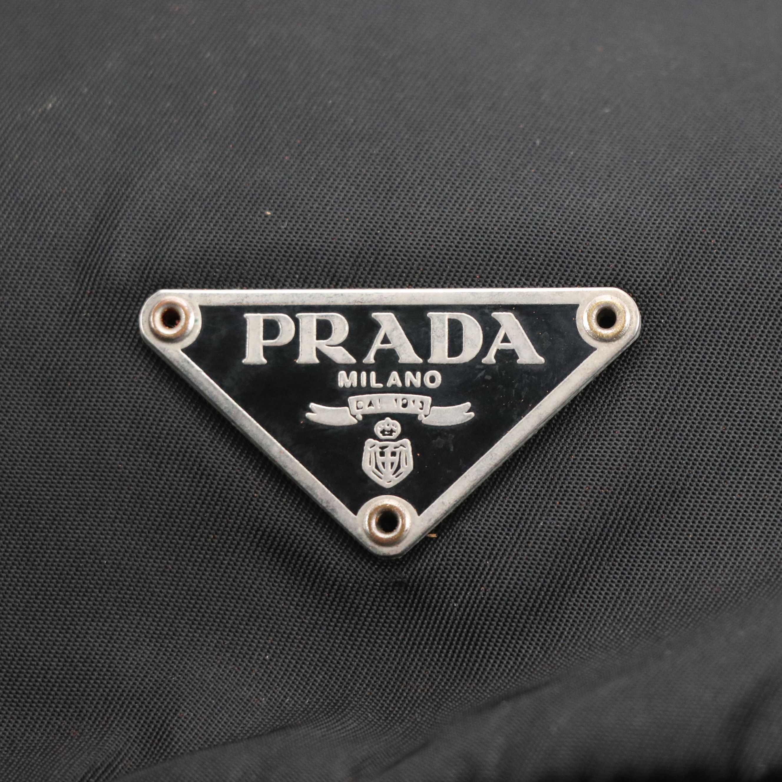 Prada Medium Crossbody Bag in Black Tessuto Nylon