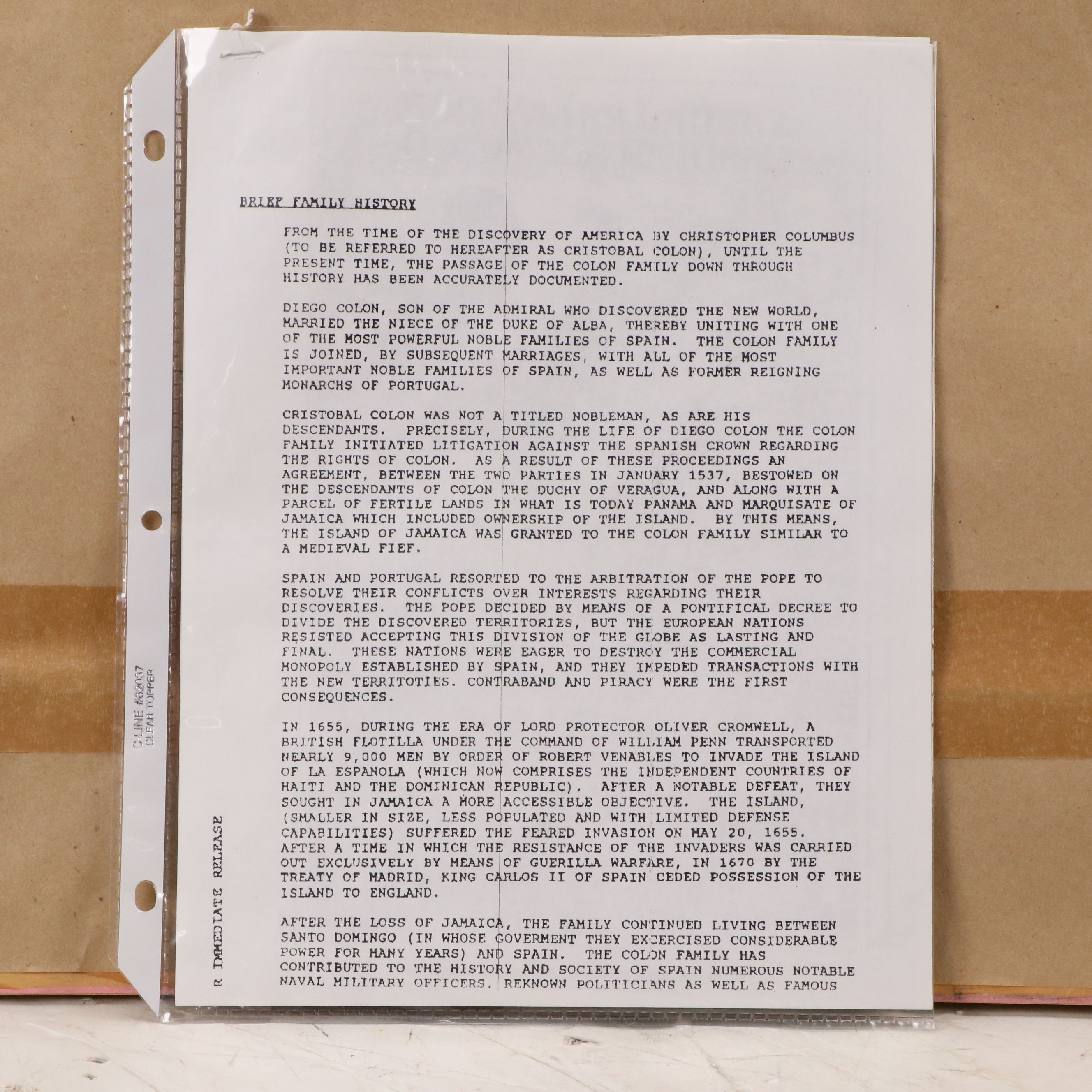 Diego Colón Signed After Salvador Dalí Print "The Discovery of America...," 1982